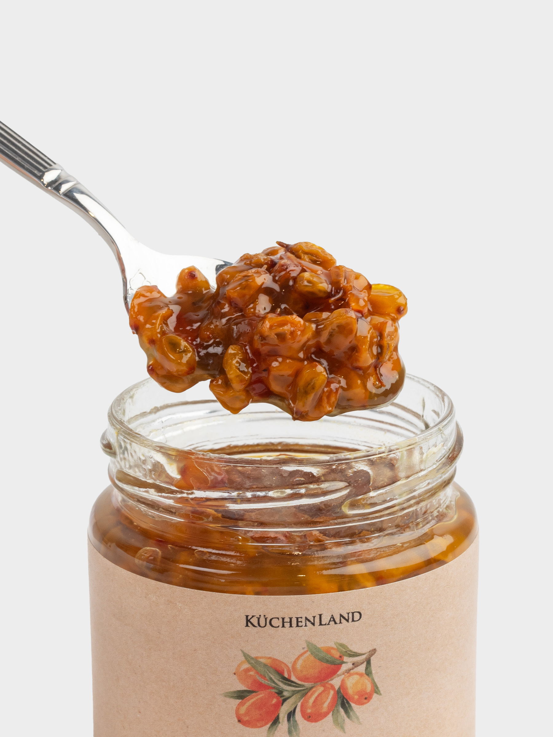 Джем, 220 гр, с облепихой, без сахара, Jam food, image-3