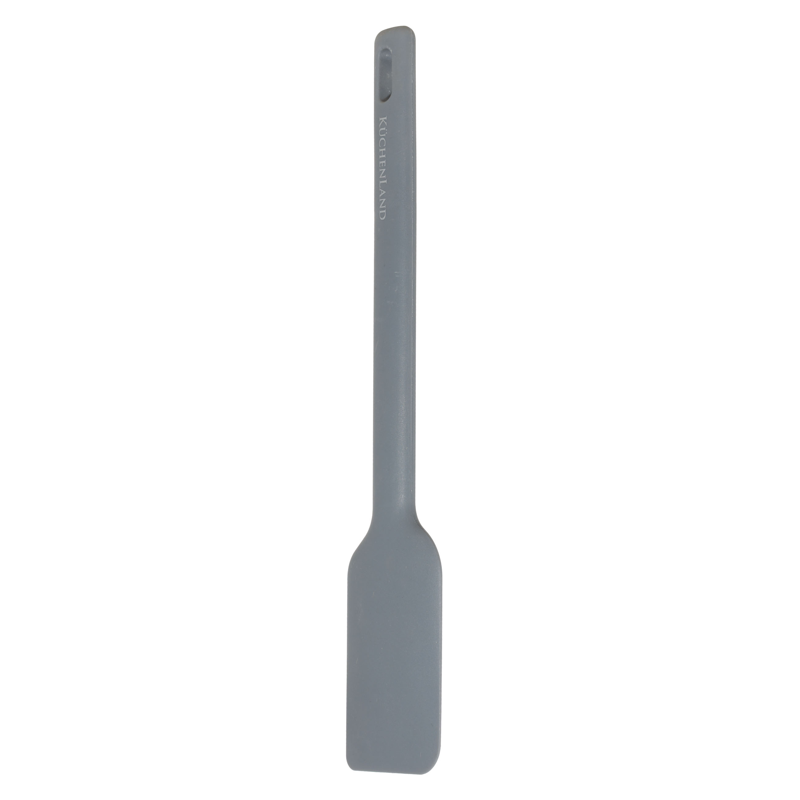 Лопатка-шпатель, 28 см, силикон, серая, Grey steel, image-1