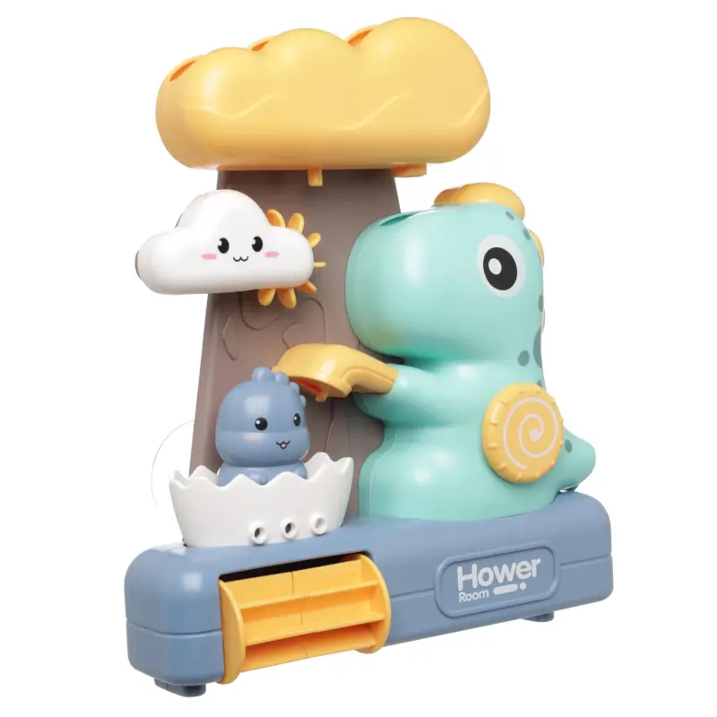 Игрушка для купания, 23x20 см, пластик, цветная, Водяной душ с динозаврами, Dino ,image-0
