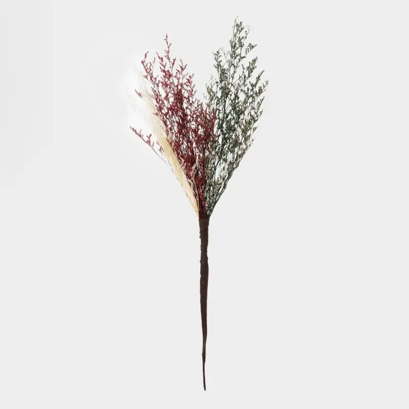 Букет декоративный, 60 см, сухоцветы, Лаванда и овес, Dried flower