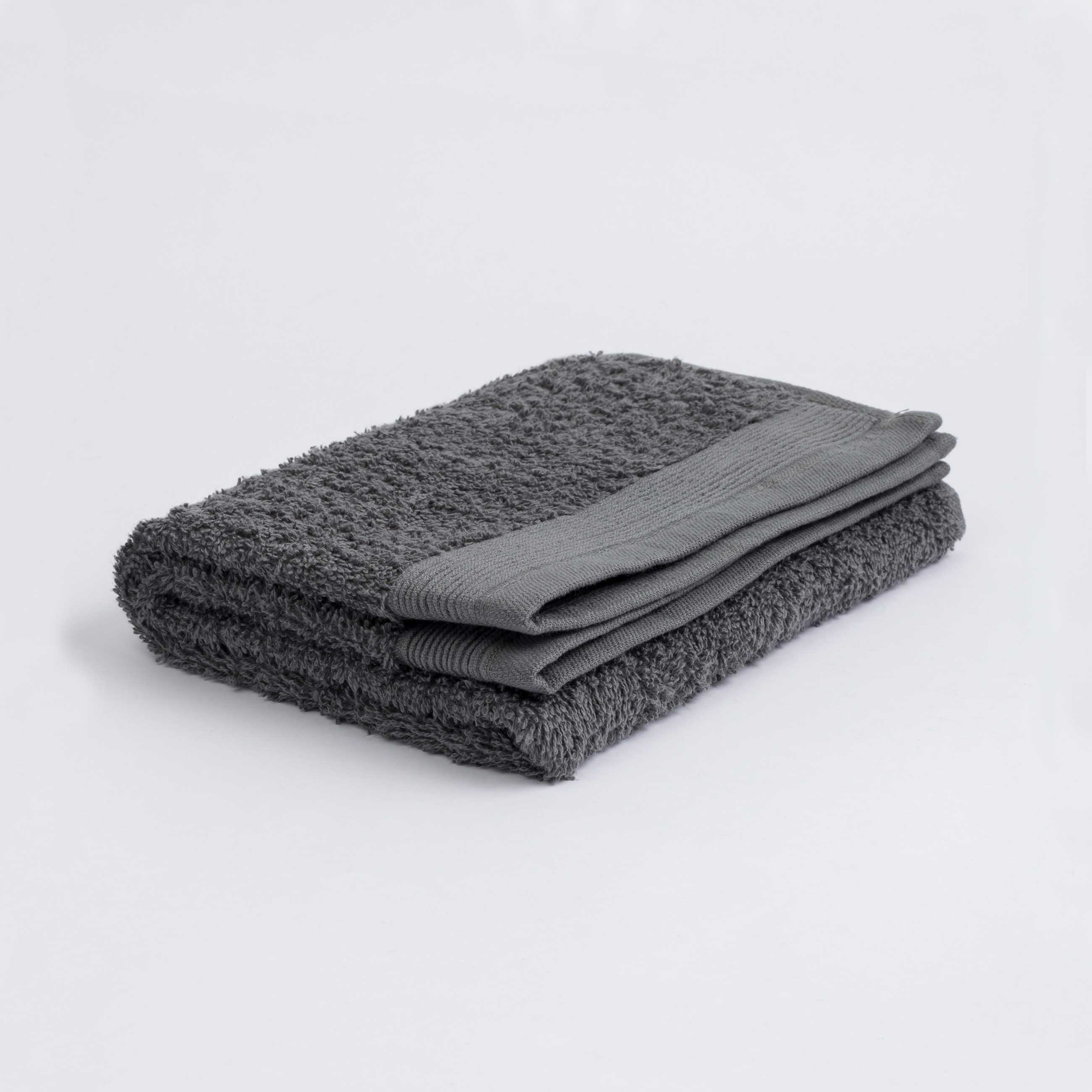 Полотенце, 40х60 см, хлопок, серое, Vari cotton, image-0