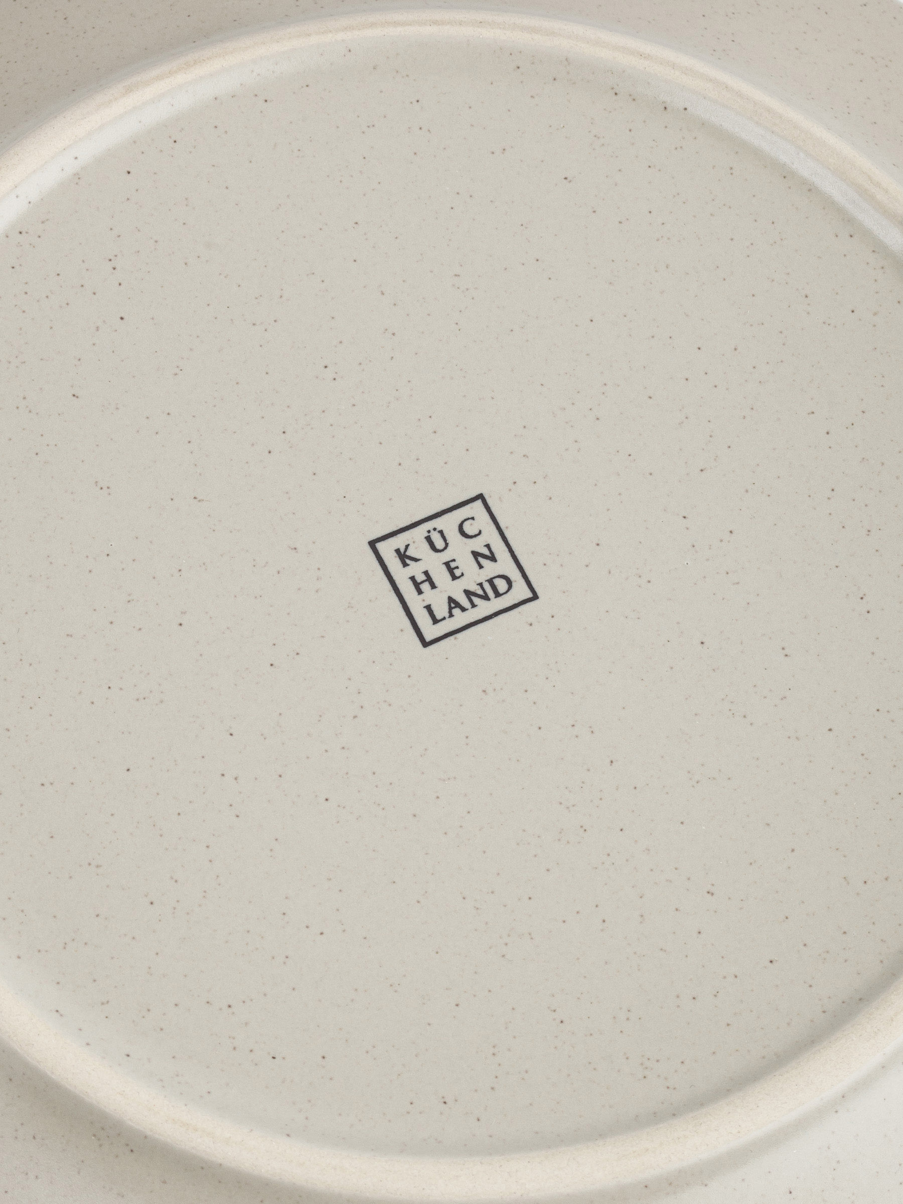 Тіскебасар тәрелкесі, 23 см, керамика, сарғылт-қоңыр, Мыжылған әсер, Crumple creme, image-5