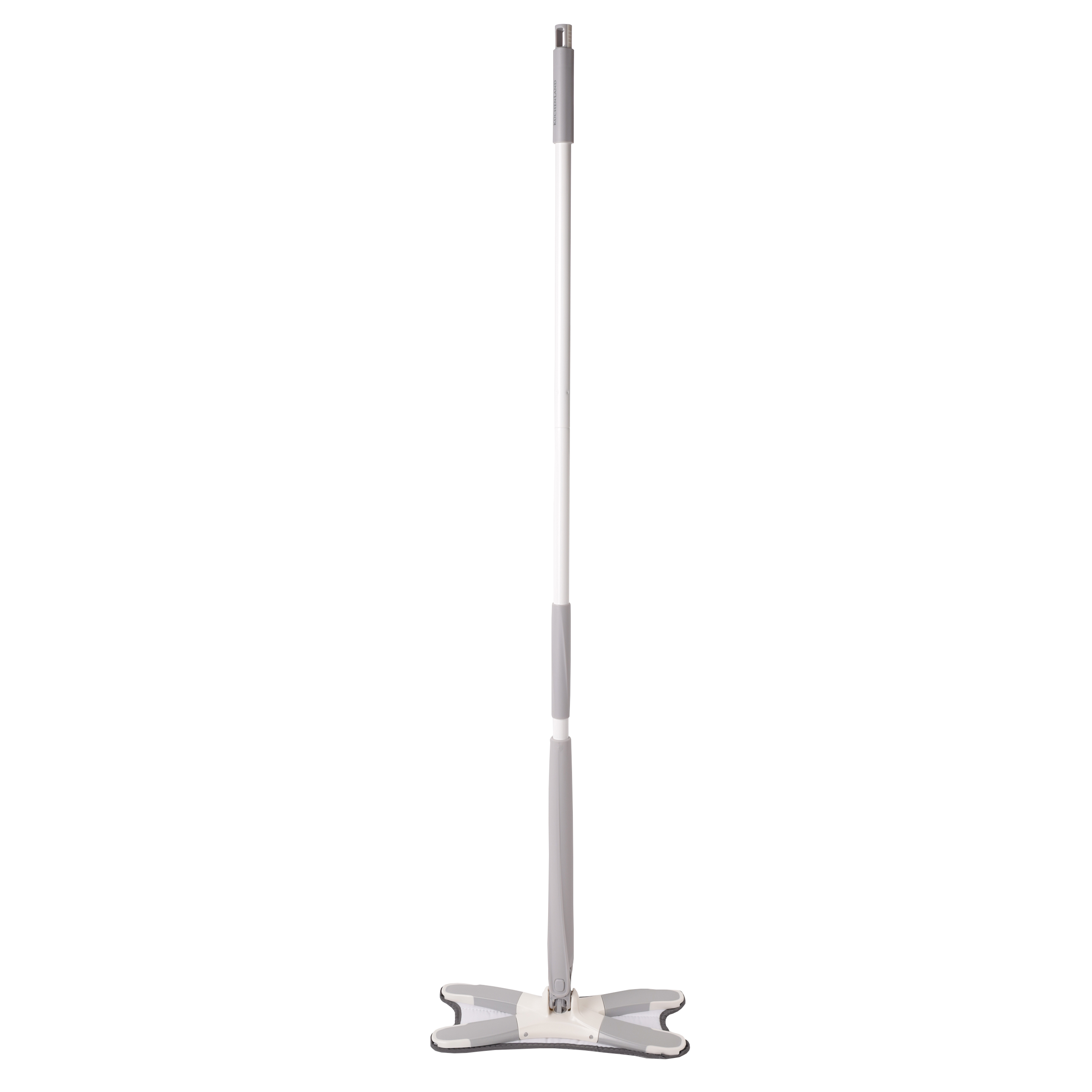 Швабра, с отжимом, фигурная, бело-серая, Mop, image-0