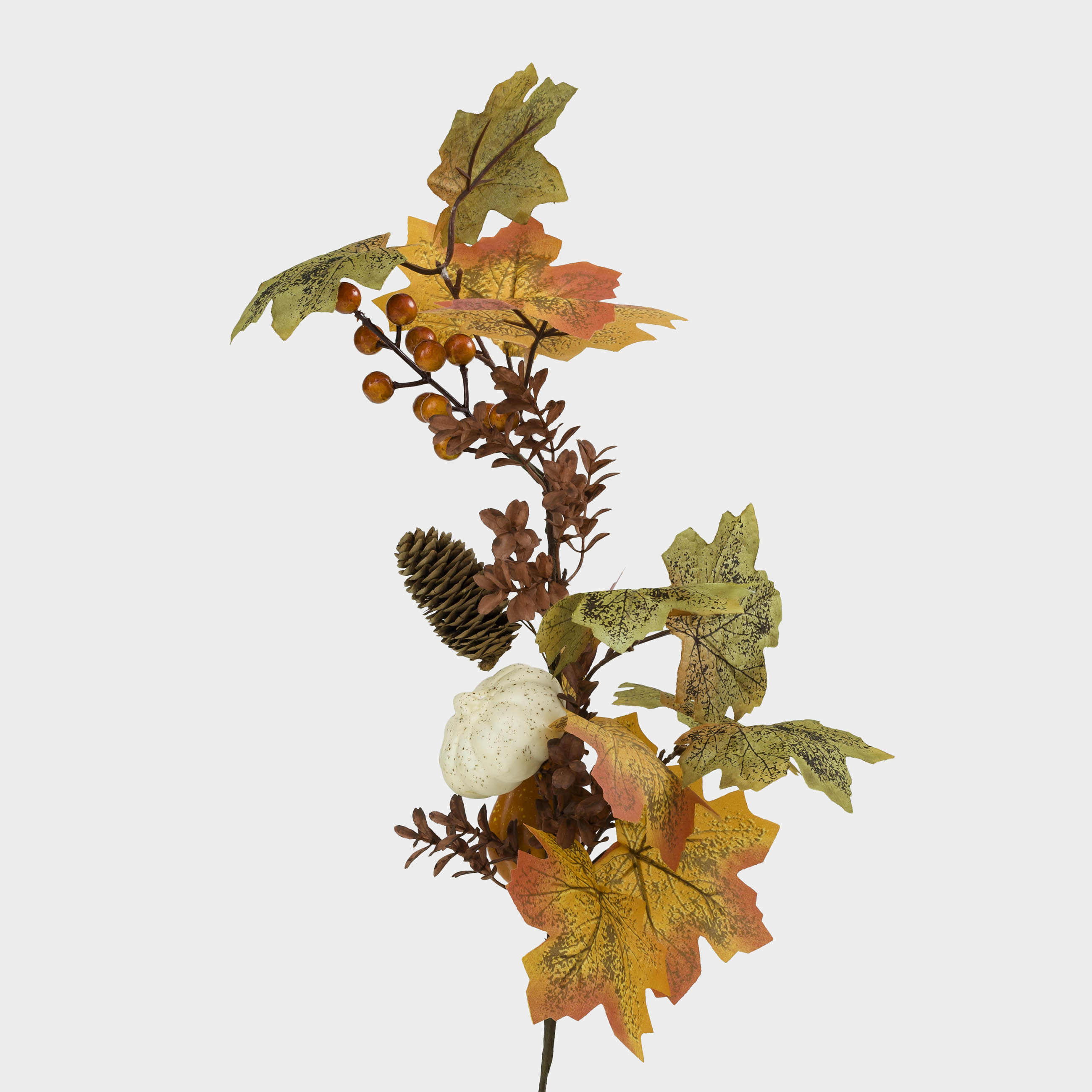 Ветка декоративная, 68 см, полиэстер/пенопласт, Краски осени, Forest symphony decor, image-2