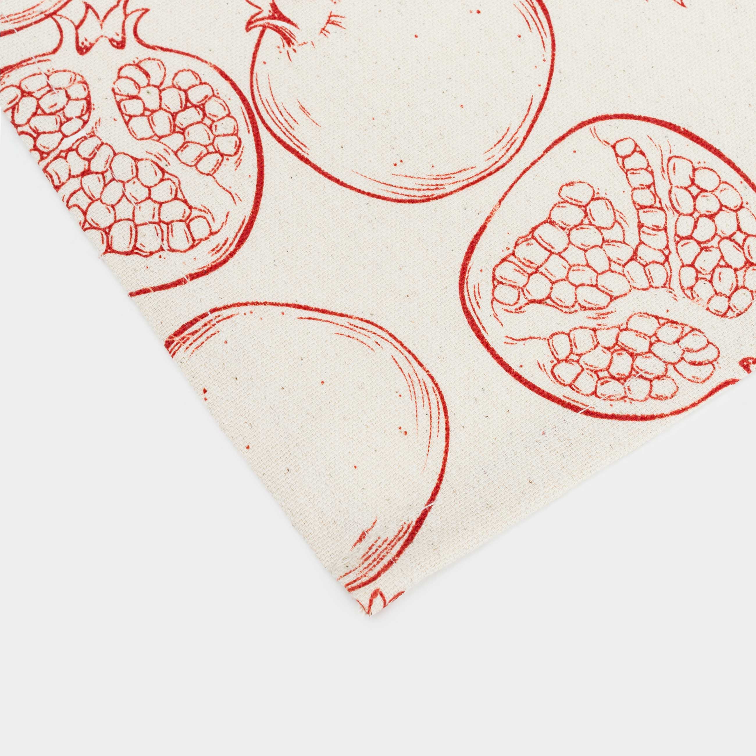 Полотенце кухонное, 40x60 см, 3 шт, хлопок, бежевое/зеленое, Гранаты, Pomegranate, image-7