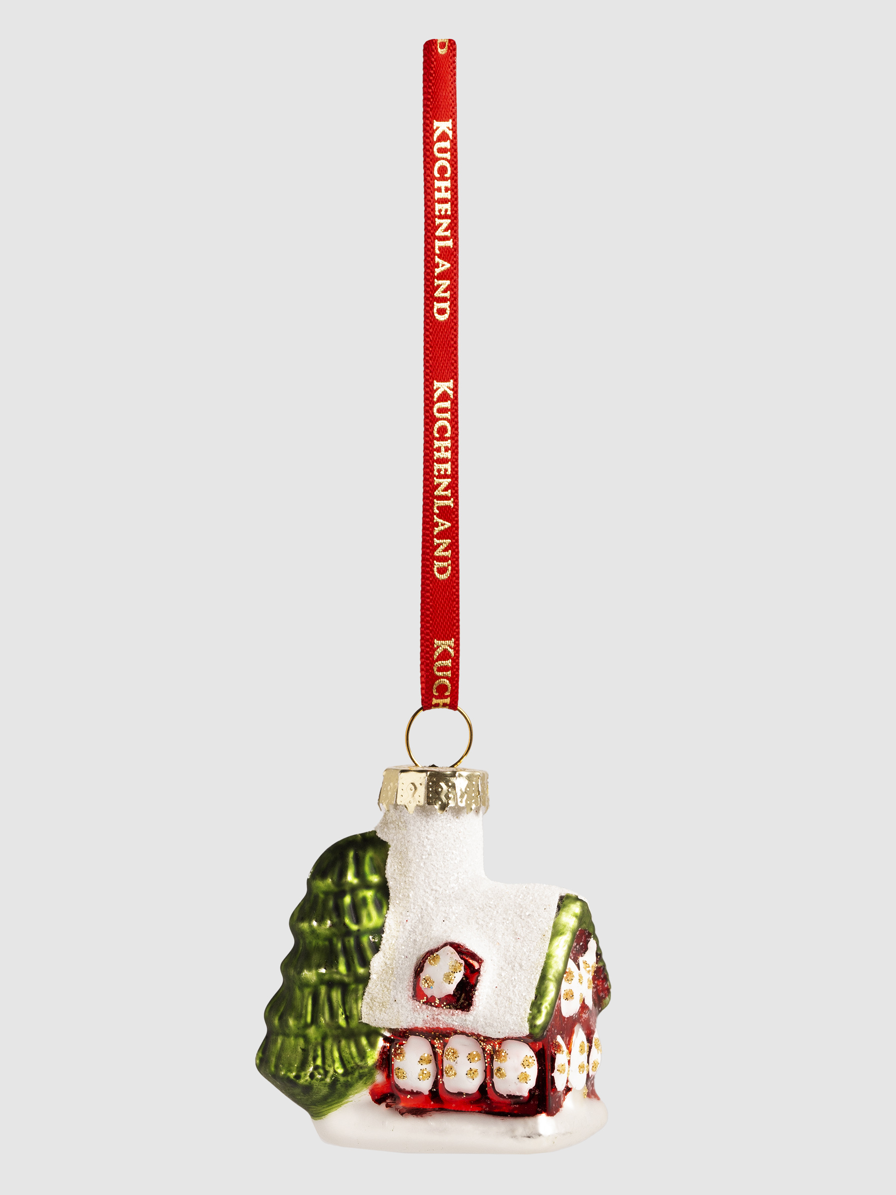 Шырша ойыншығы, 4 см, шыны, түс, Үй, Figure christmas, image-2