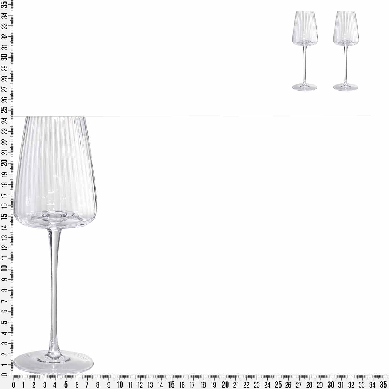 Бокал для белого вина, 350 мл, 2 шт, стекло, Sorento R изображение № 3