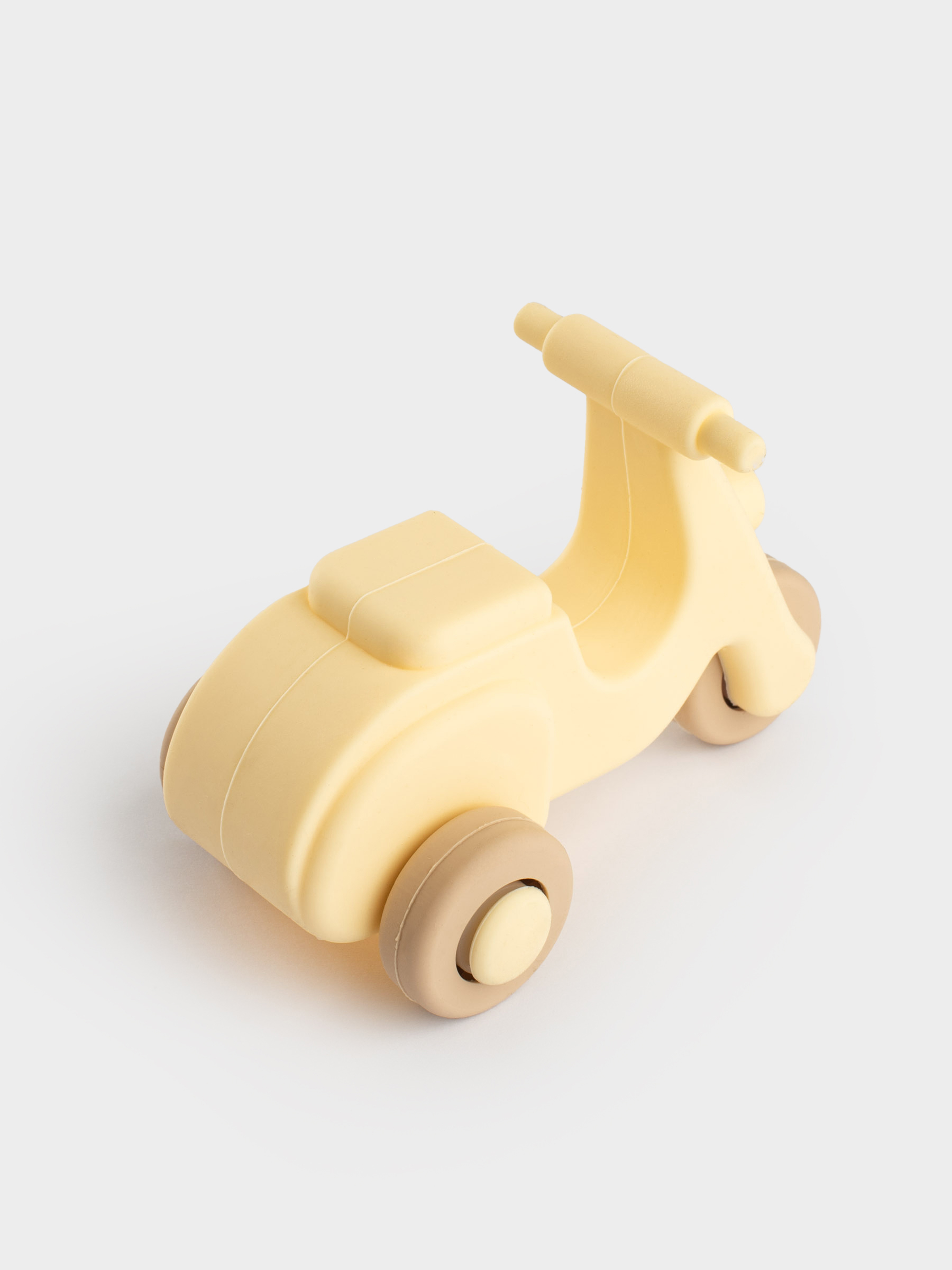 Игрушка, 10х6 см, силикон, бежевая, Мопед, Kiddy, image-3