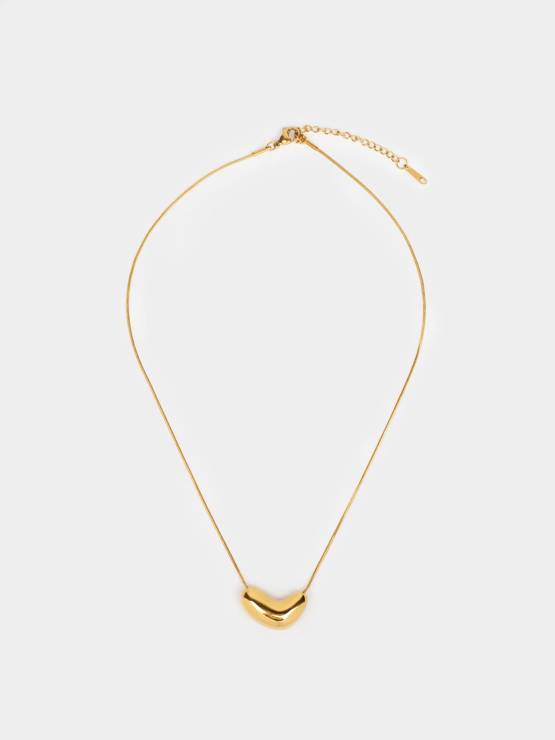 Шынжыр, 45 см, аспасы бар, металл, алтын, Jewelry