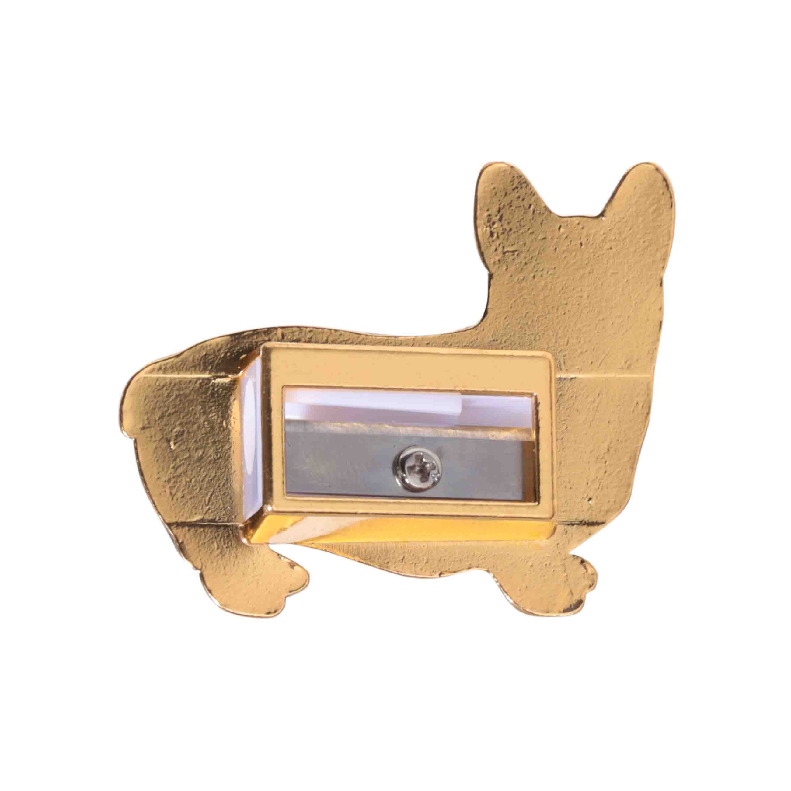 Точилка для карандашей, 5х3 см, металл, оранжевая, Корги, Corgi, image-1