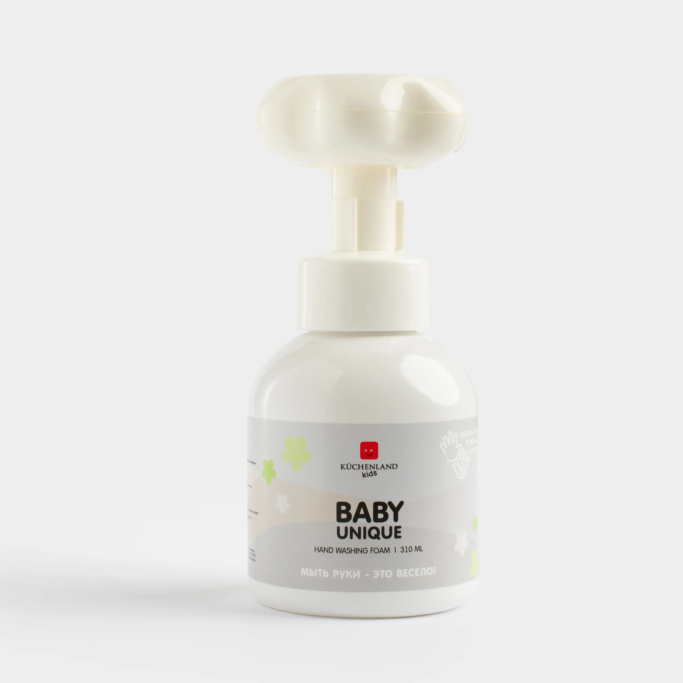 Пенка для мытья рук, 310 мл, детская, Ягоды, Цветок, Baby unique