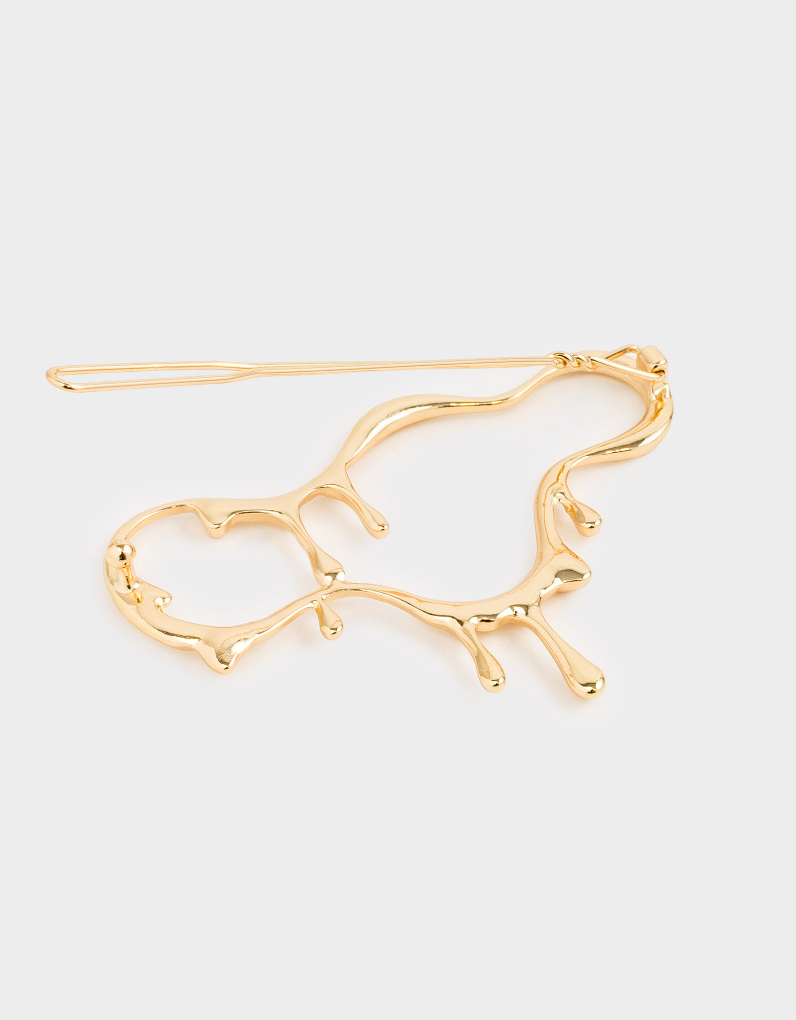 Заколка, 9 см, металл, золотистая, Jewelry, image-4