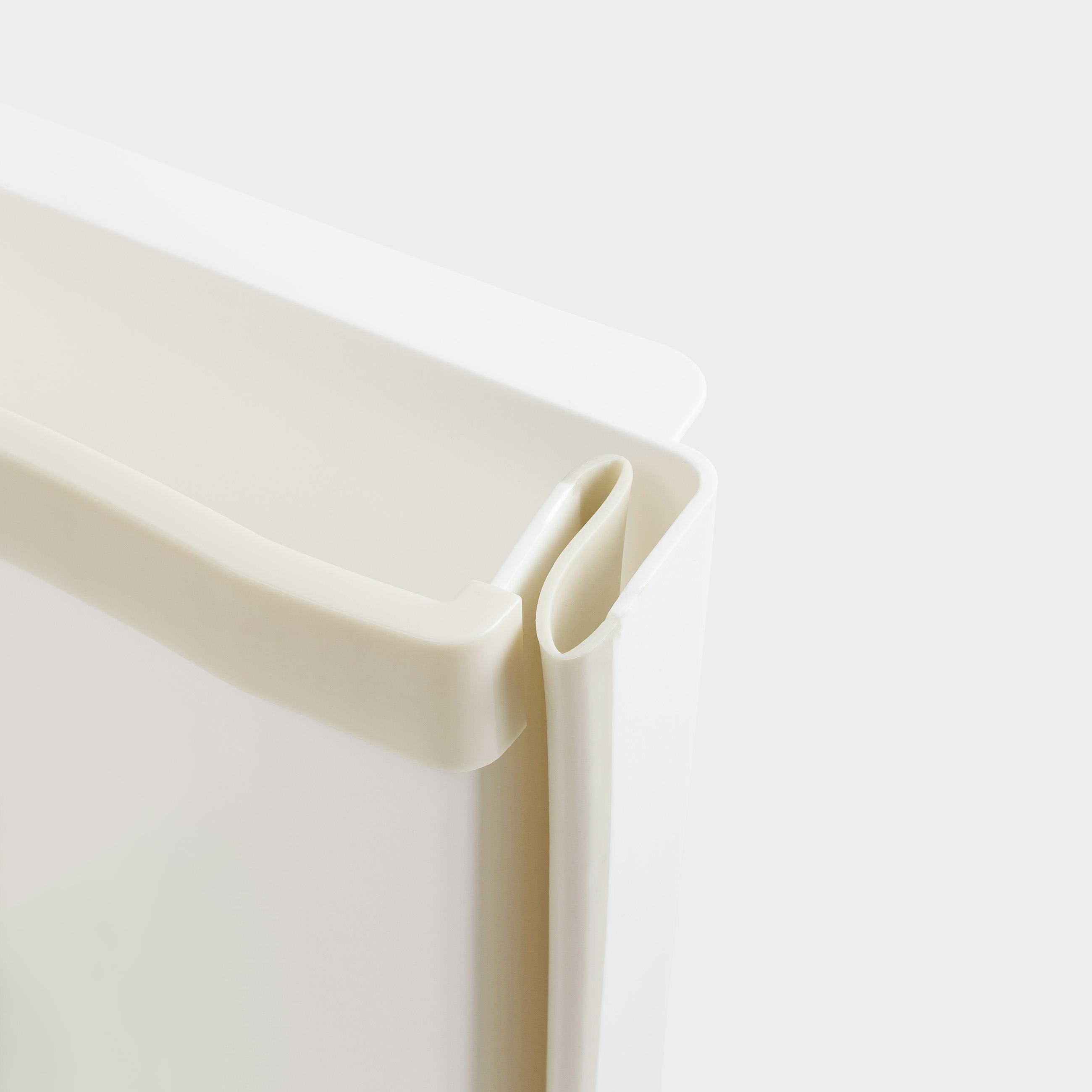 Ведро для мусора, 8 л, складное, подвесное, пластик/резина, серое, Foldaway, image-7