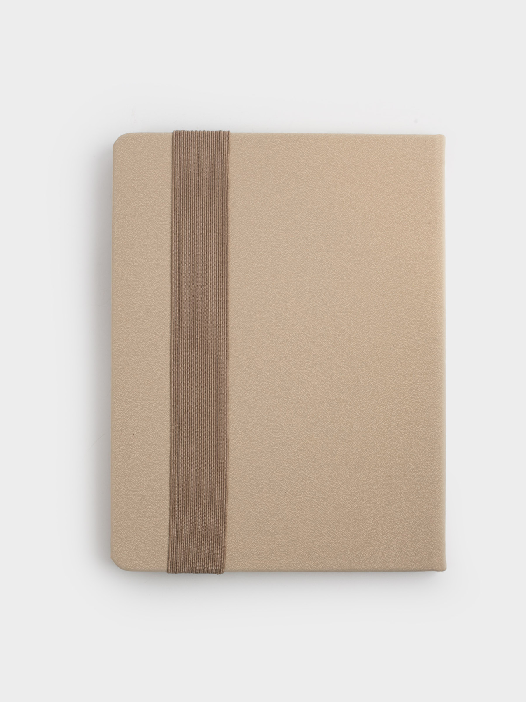 Блокнот для записей, 15х20 см, 80 л, с ручкой, полиуретан, молочный, B&G, image-3