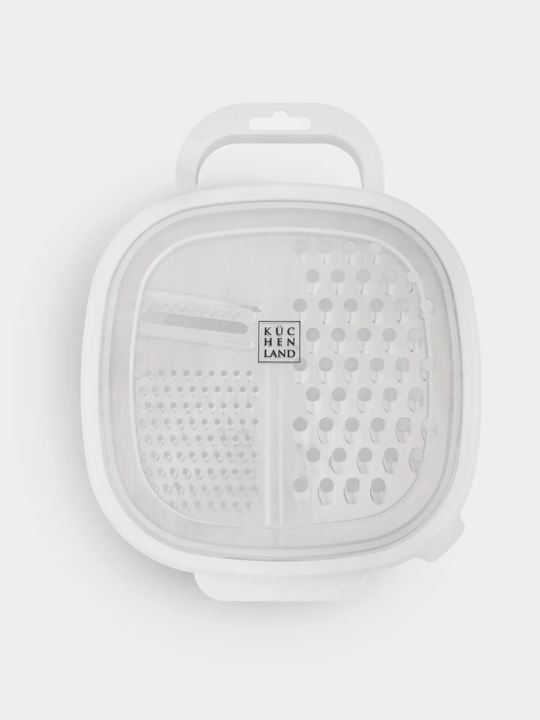 Үккіш, 25х19 см, контейнермен, пластик/болат, ақ, Assist