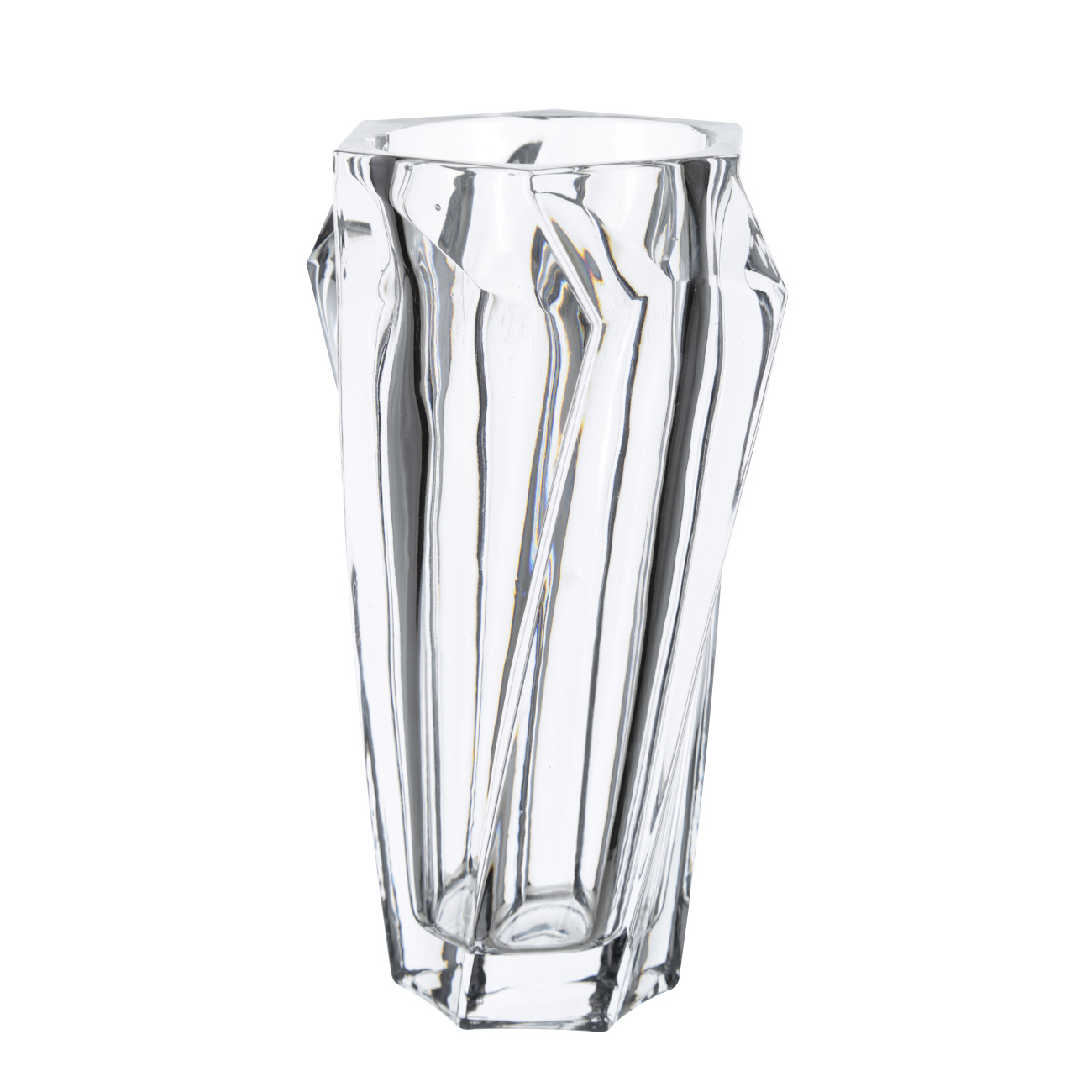 Гүл вазасы, 24 см, шыны, Tulip, image-0