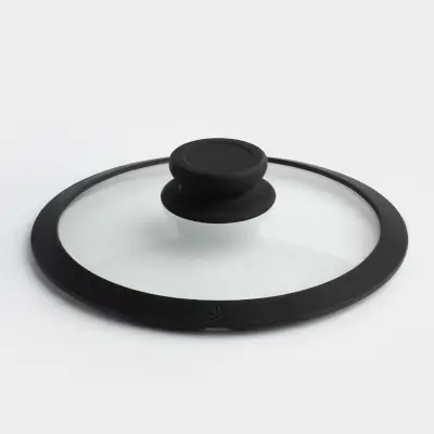 Крышка, 20 см, стекло Т/силикон, Solution accessory ,image-0