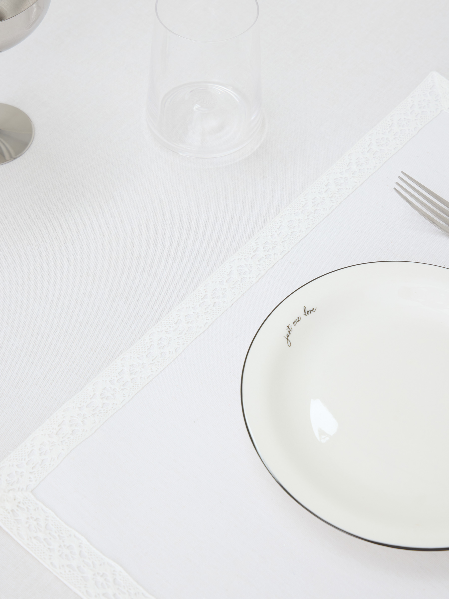 Салфетка под приборы, 30х45 см, с покрытием PU, полиэстер/вискоза/лен, белая, Кружево, Comely lace, image-4