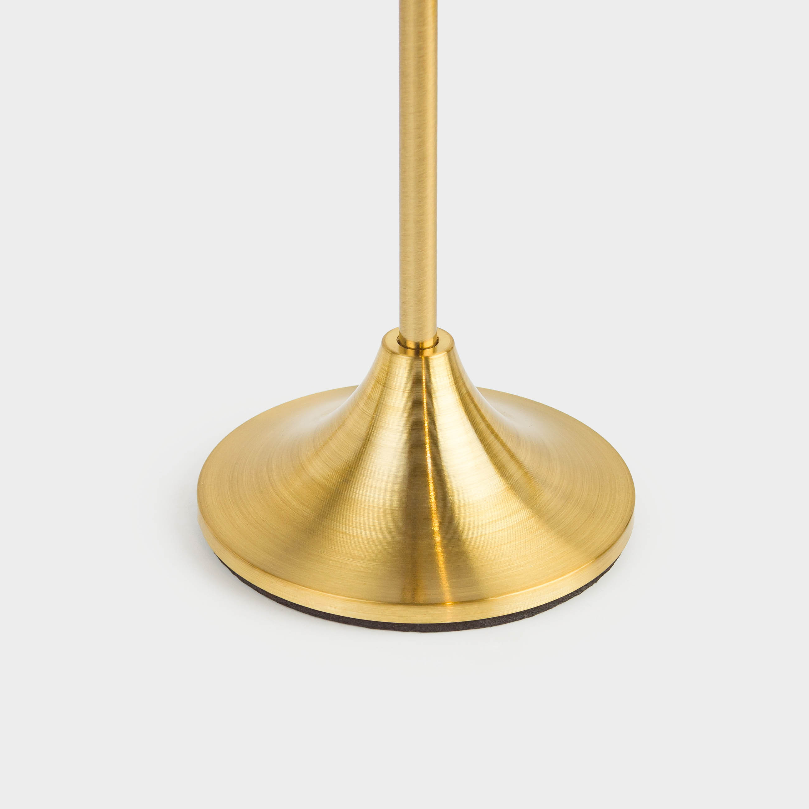 Подсвечник, 19 см, для тонкой свечи, на ножке, металл, золотистый, Fantastic gold, image-1
