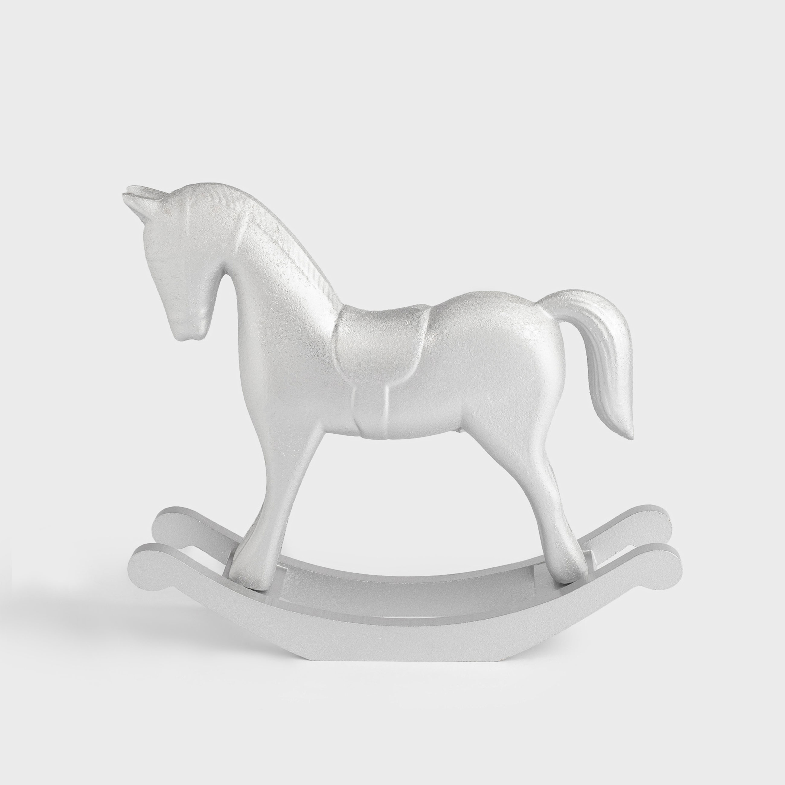 Мүсінше, 22 см, ағаш, алтын, Жылқы, Antique horse, image-0