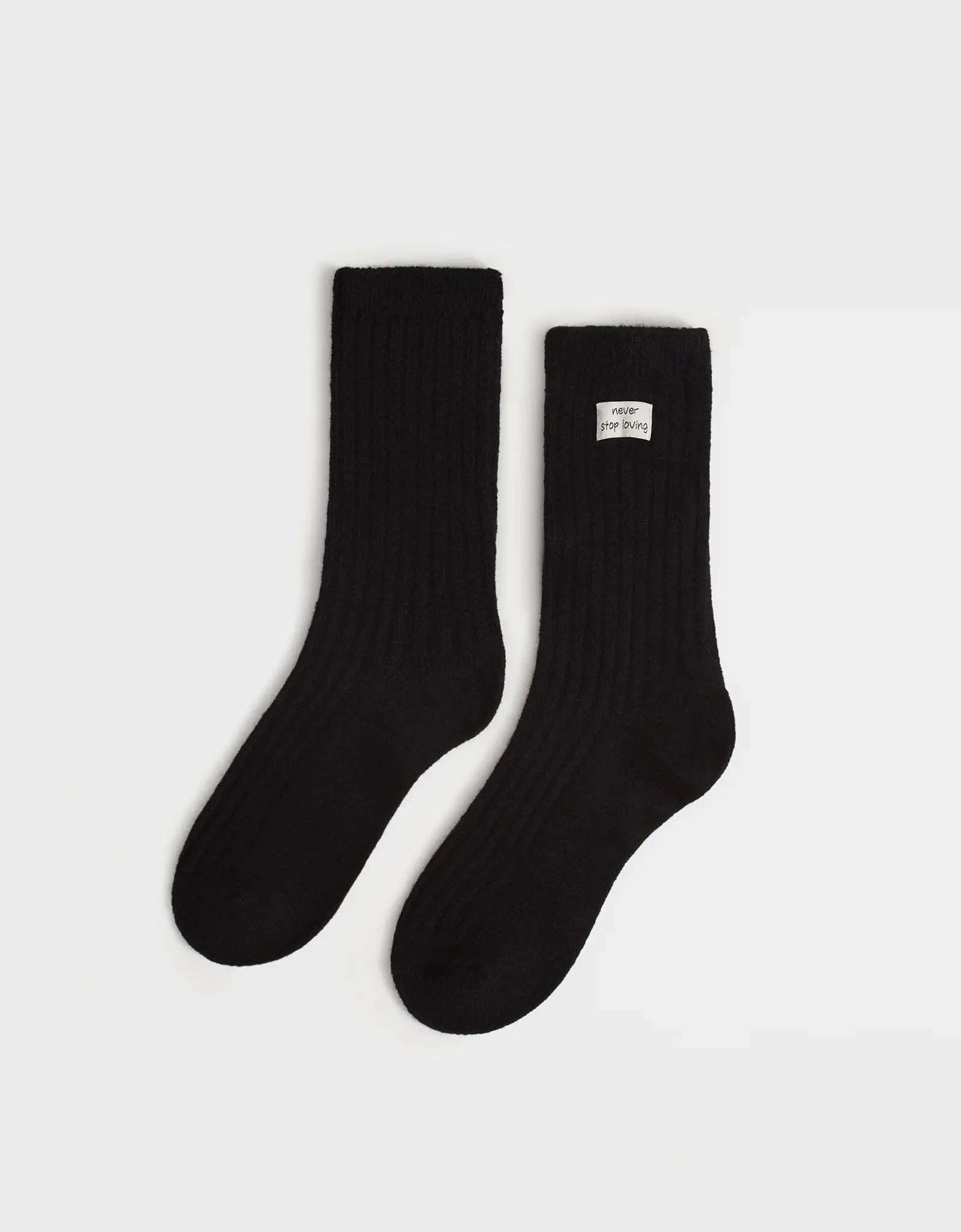 Носки с нашивкой, Acrylic warm