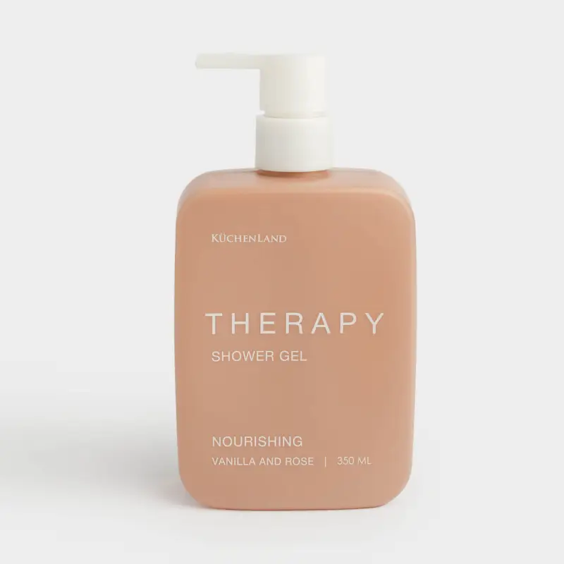 Душқа арналған гель, 350 мл, нәрлендіреді, ваниль/Раушан, Therapy                                , image-0