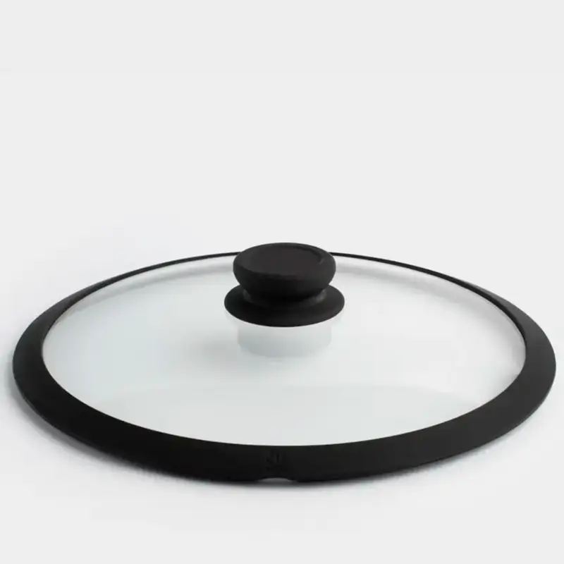 Крышка, 28 см, стекло Т/силикон, Solution accessory, image-0