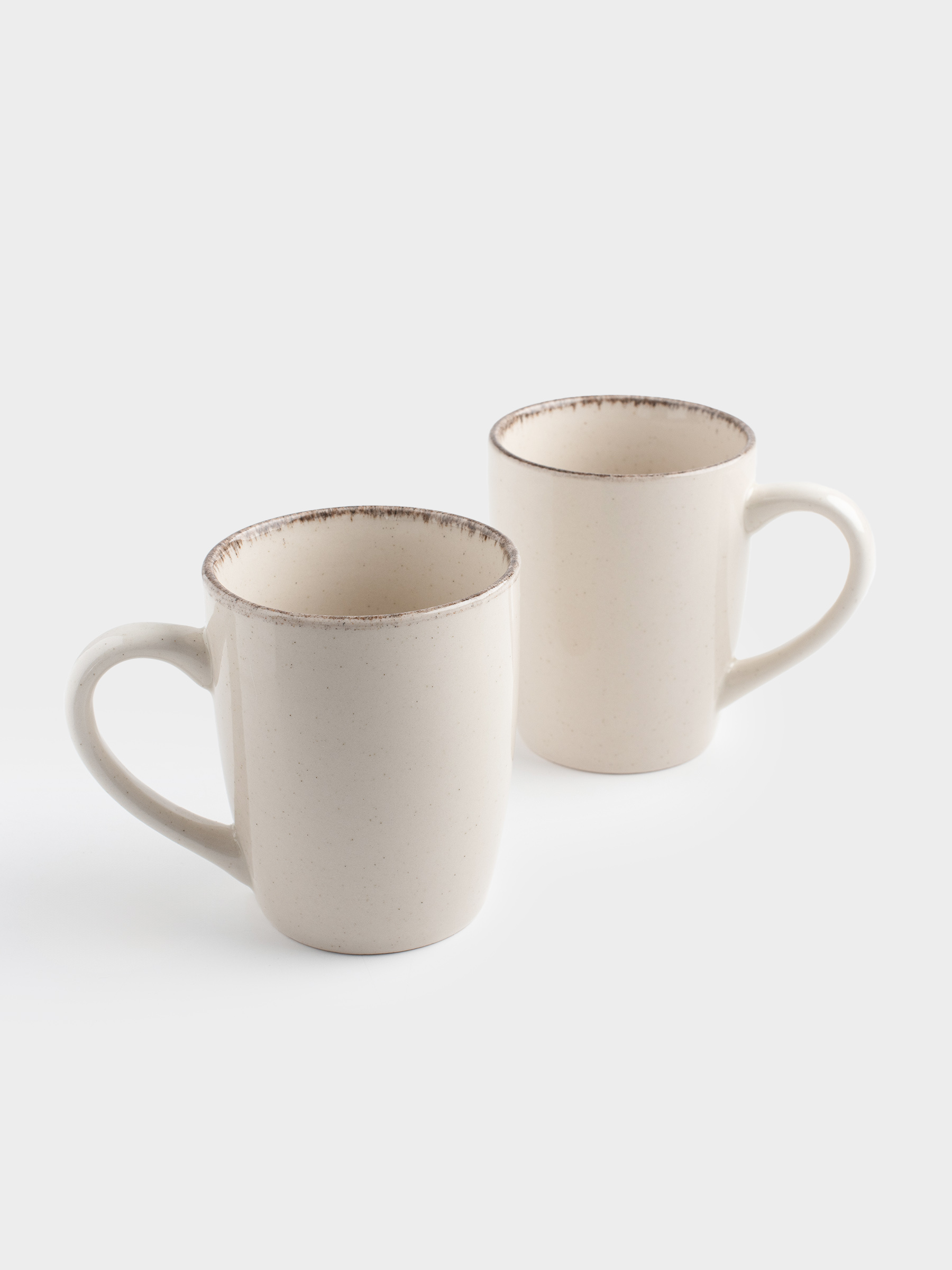 Саптыаяқ, 360 мл, 2 дана, керамика, сарғылт-қоңыр, дақты, Speckled glaze, image-7