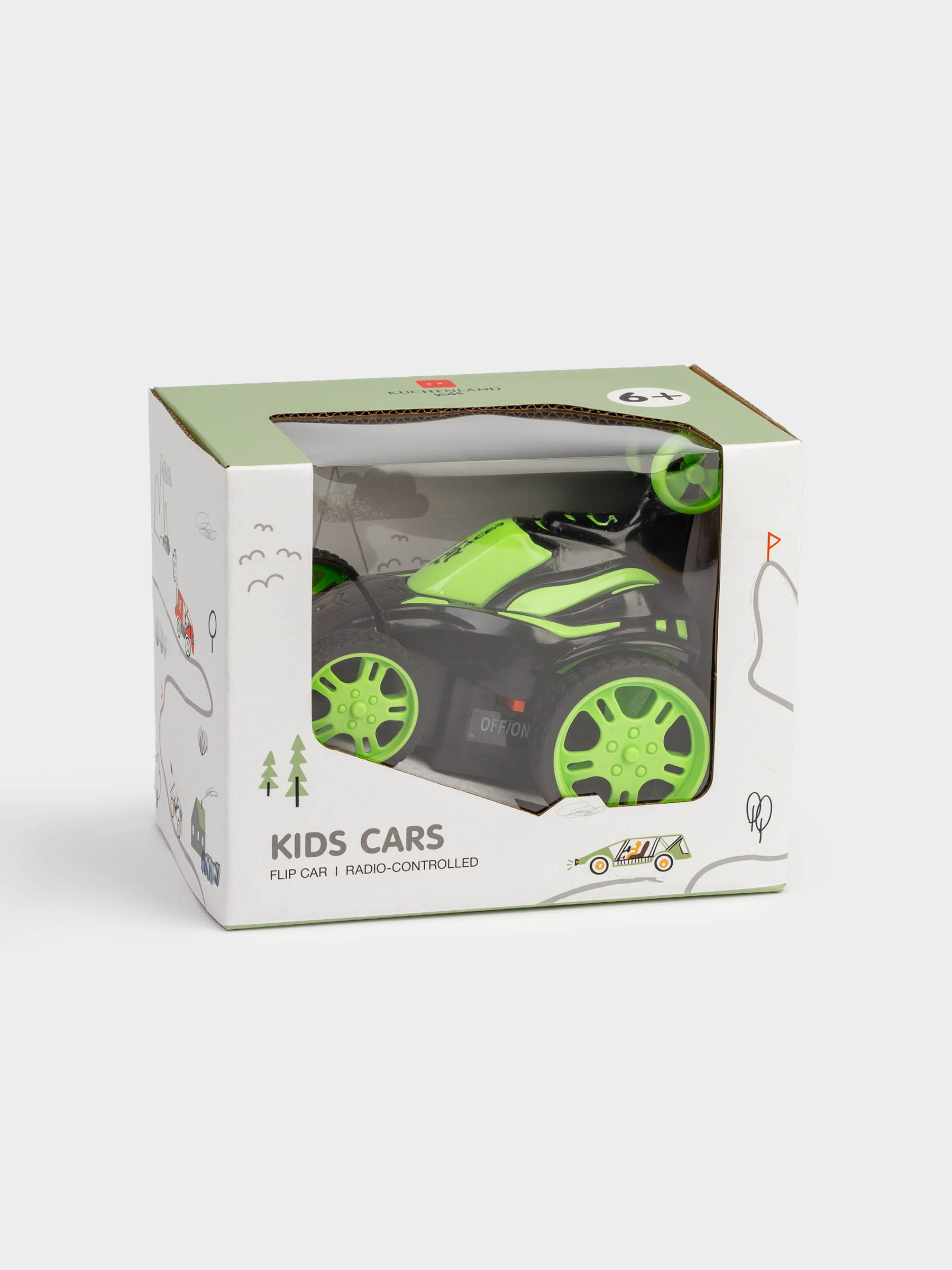 Ойыншық, 12х11 см, радиобасқарылатын, пластик, жасыл, Көлік, Kids cars, image-6