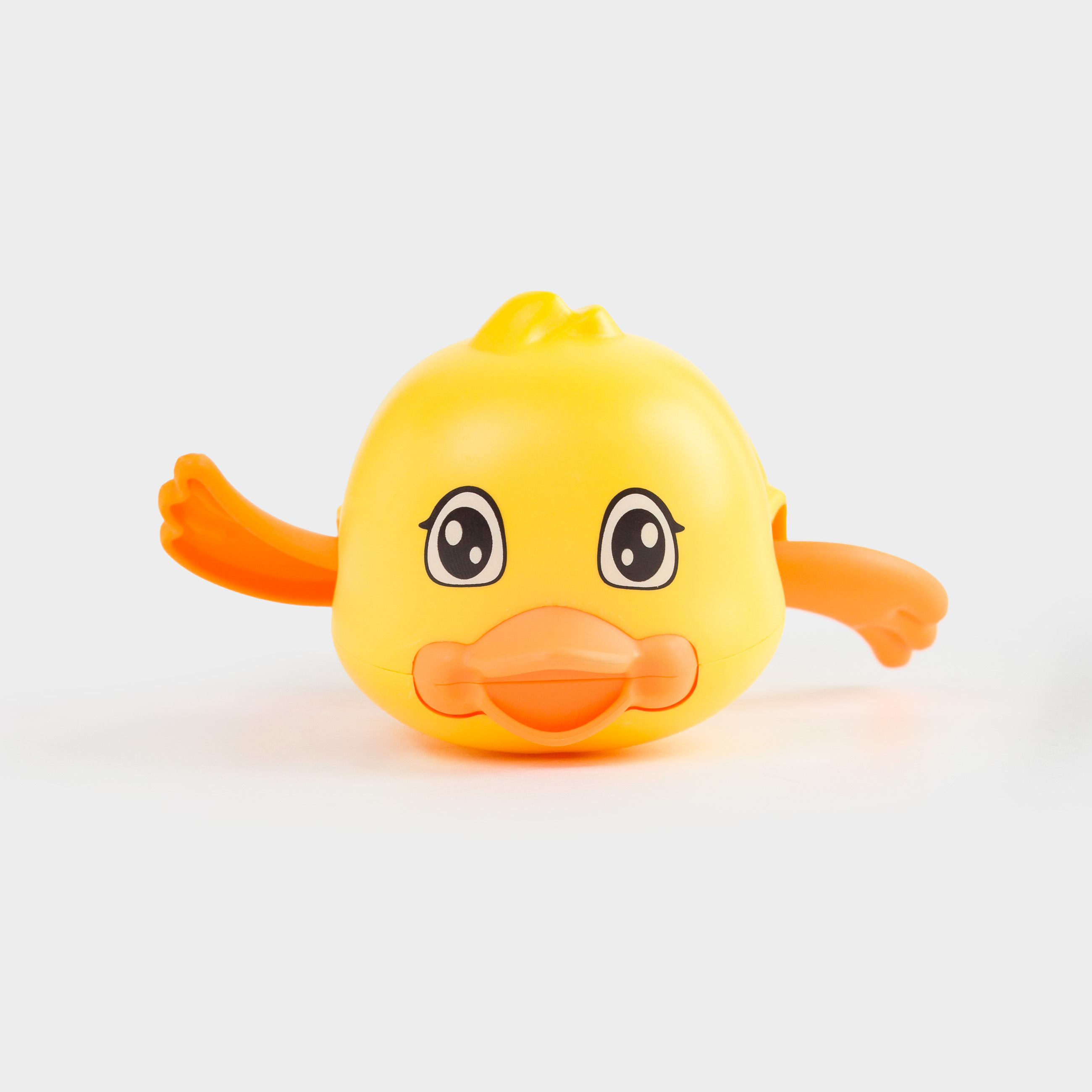 Шомылуға арналған ойыншық, 14 см, бұрамалы, пластик, сары, Үйрек, Duck yellow, image-0