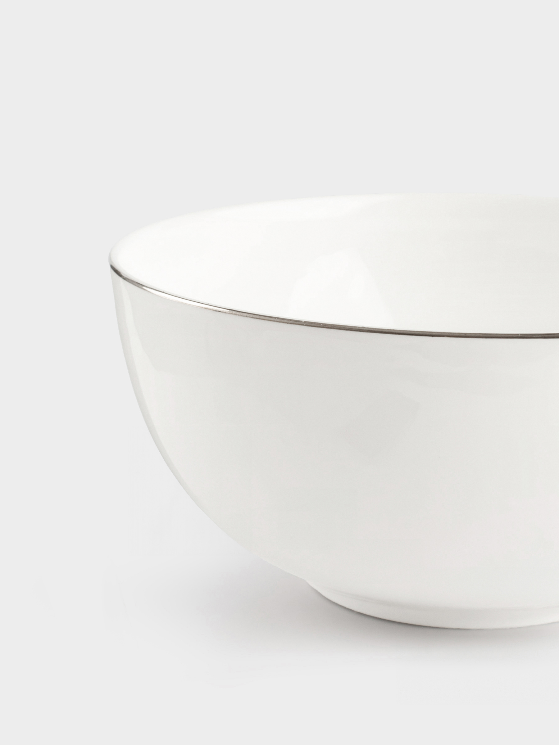 Салатник, 16х7 см, 800 мл, фарфор F, белый, Ideal silver, image-4