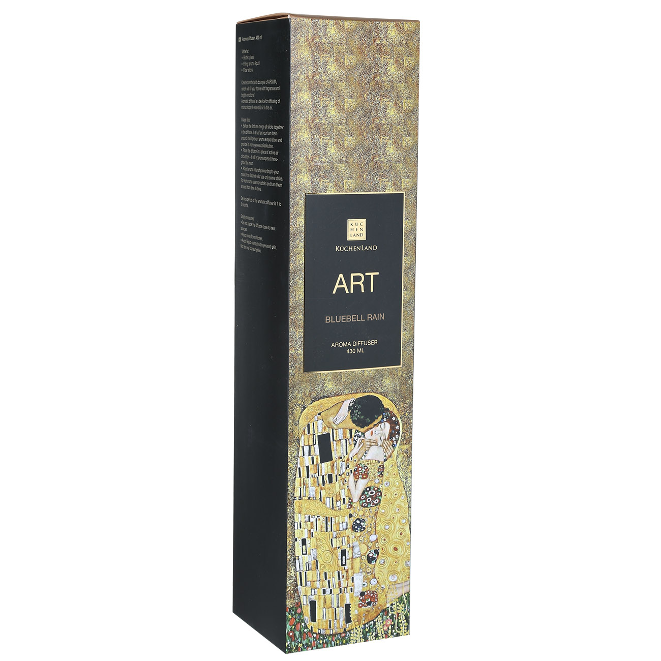 Ароматический диффузор, 430 мл, Bluebell rain, Поцелуй, Климт, Art поцелуй, image-1