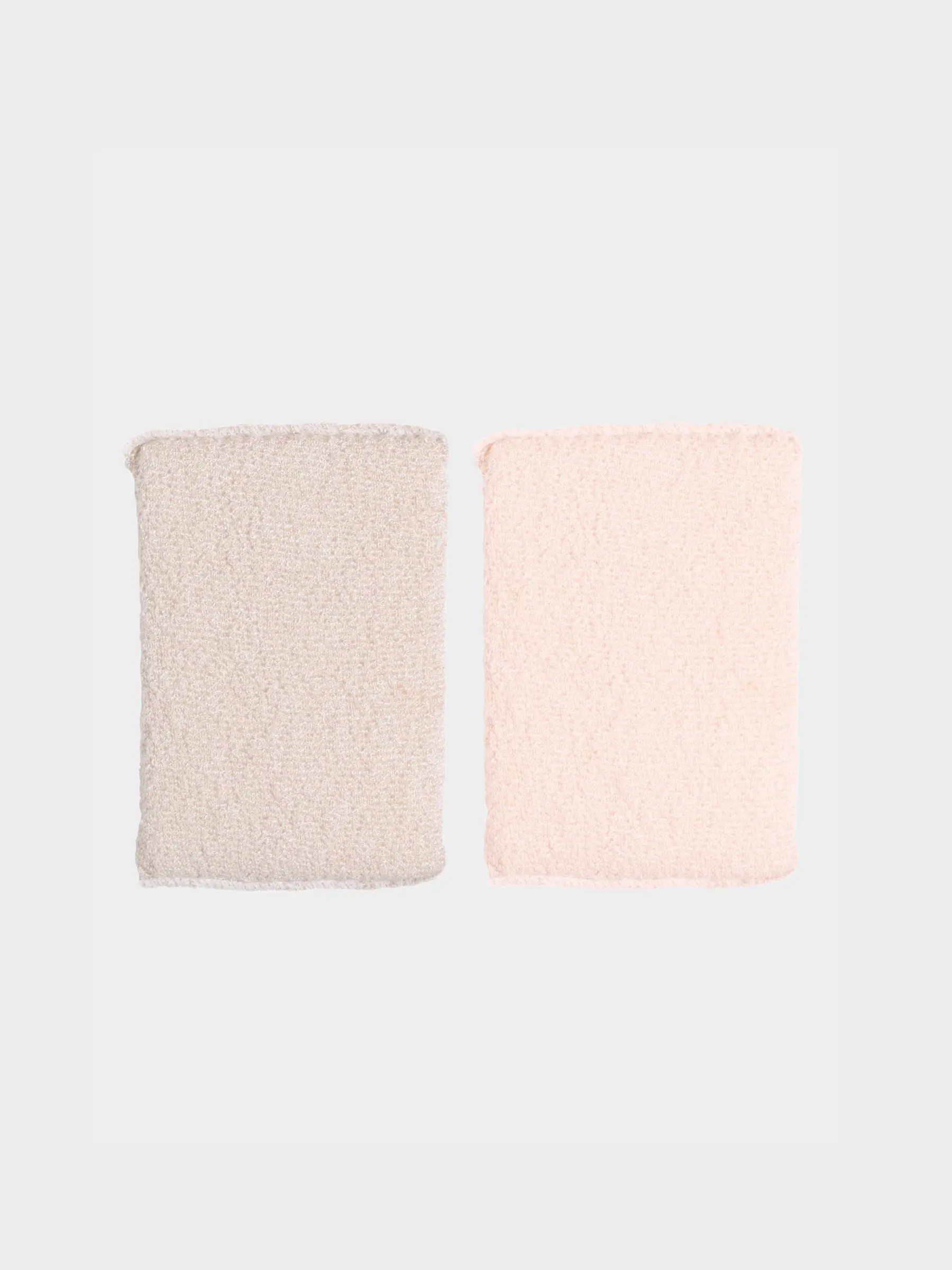 Ыдыс жууға арналған губка, 8х12 см, 2 дана, микрофибра, сарғылт, Clean