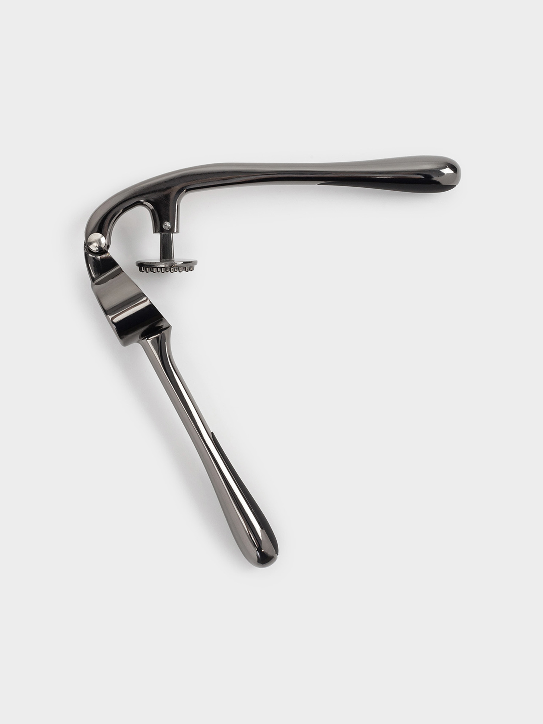 Пресс для чеснока, 17 см, металл/пластик, темно-серый, Titanium, image-4