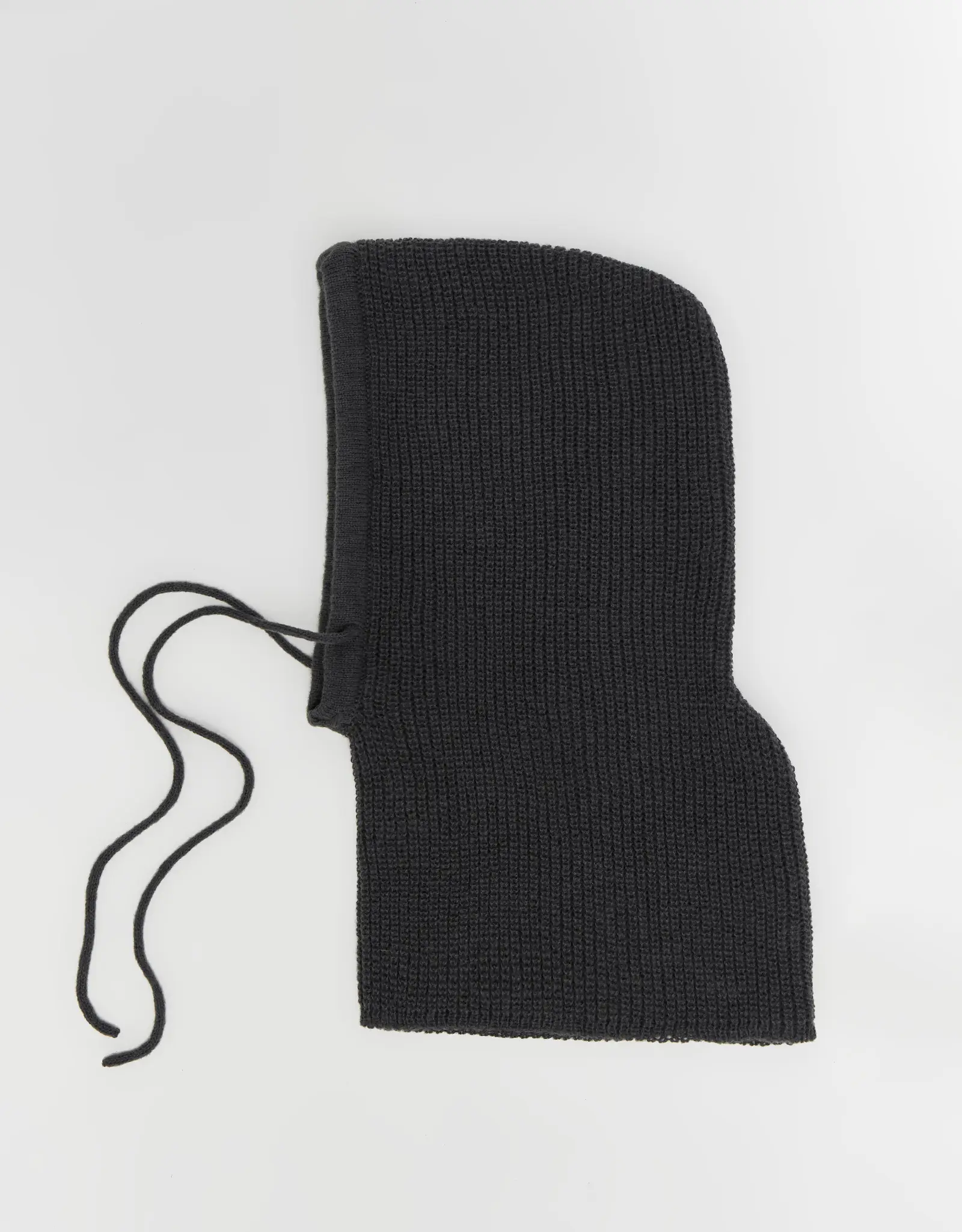 Капор женский, единый размер, в рубчик, полиэстер, темно-серый, Kapor, image-0