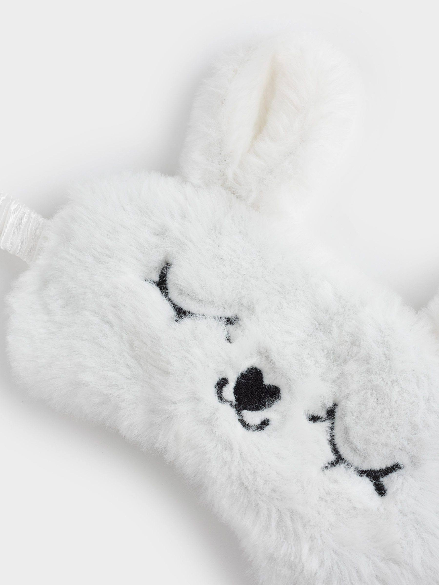 Ұйқыға арналған маска, 18 см, полиэстер/жасанды үлбір, сарғылт-қоңыр, Қоян, Rabbit, image-5