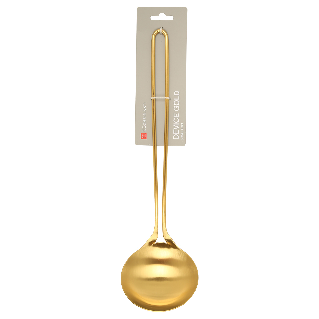 Половник, 35 см, сталь, золотистый, Device gold, image-1