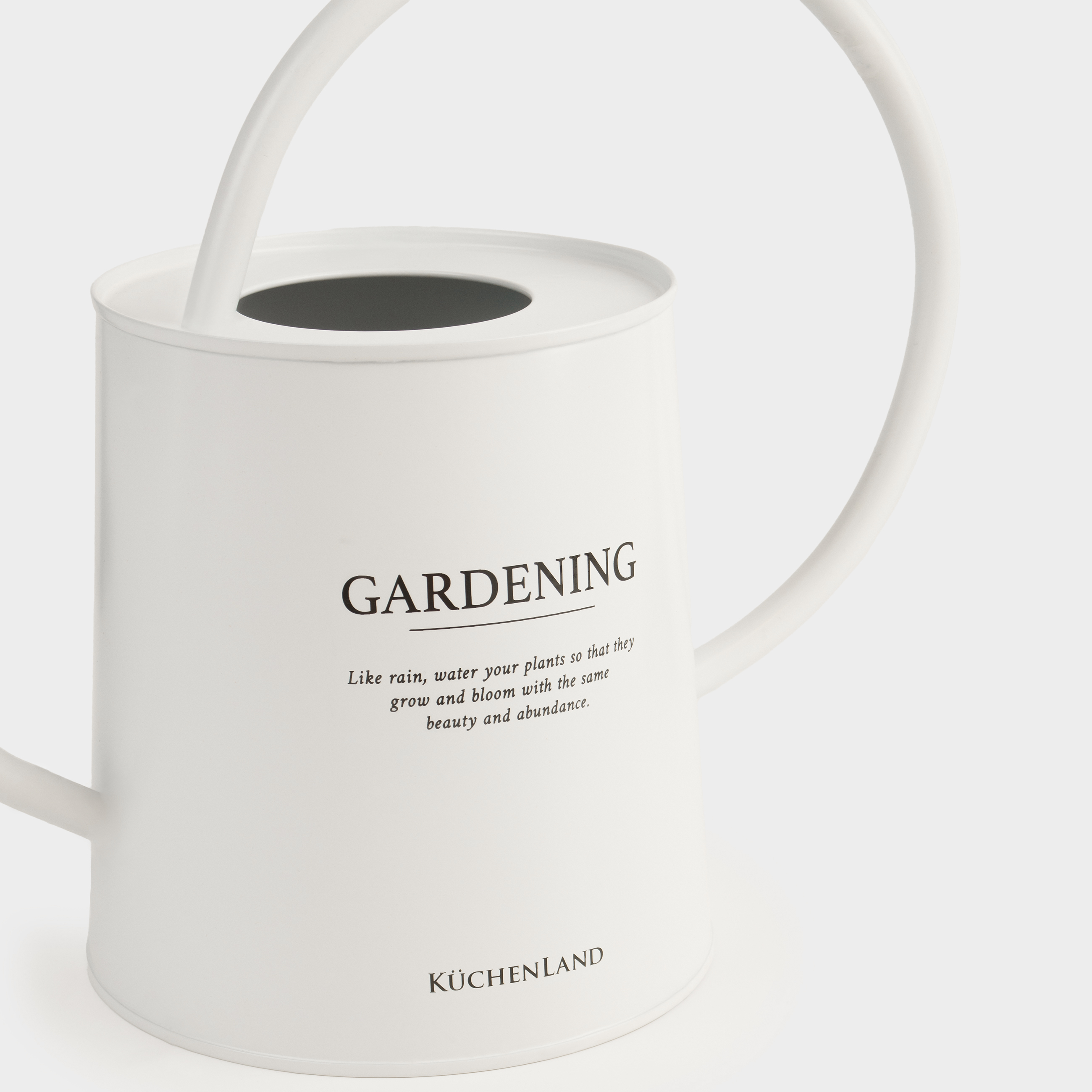Лейка, 1,8 л, металл, молочная, Gardening, image-0