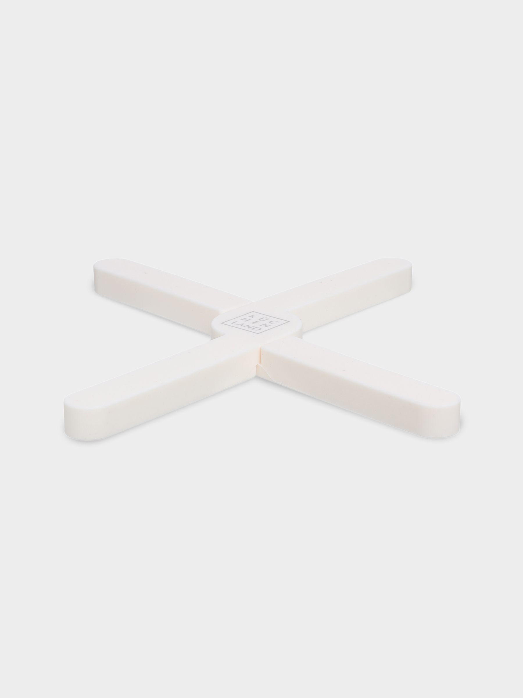 Подставка под горячее, 20 см, складная, силикон, молочная, Soft kitchen, image-1