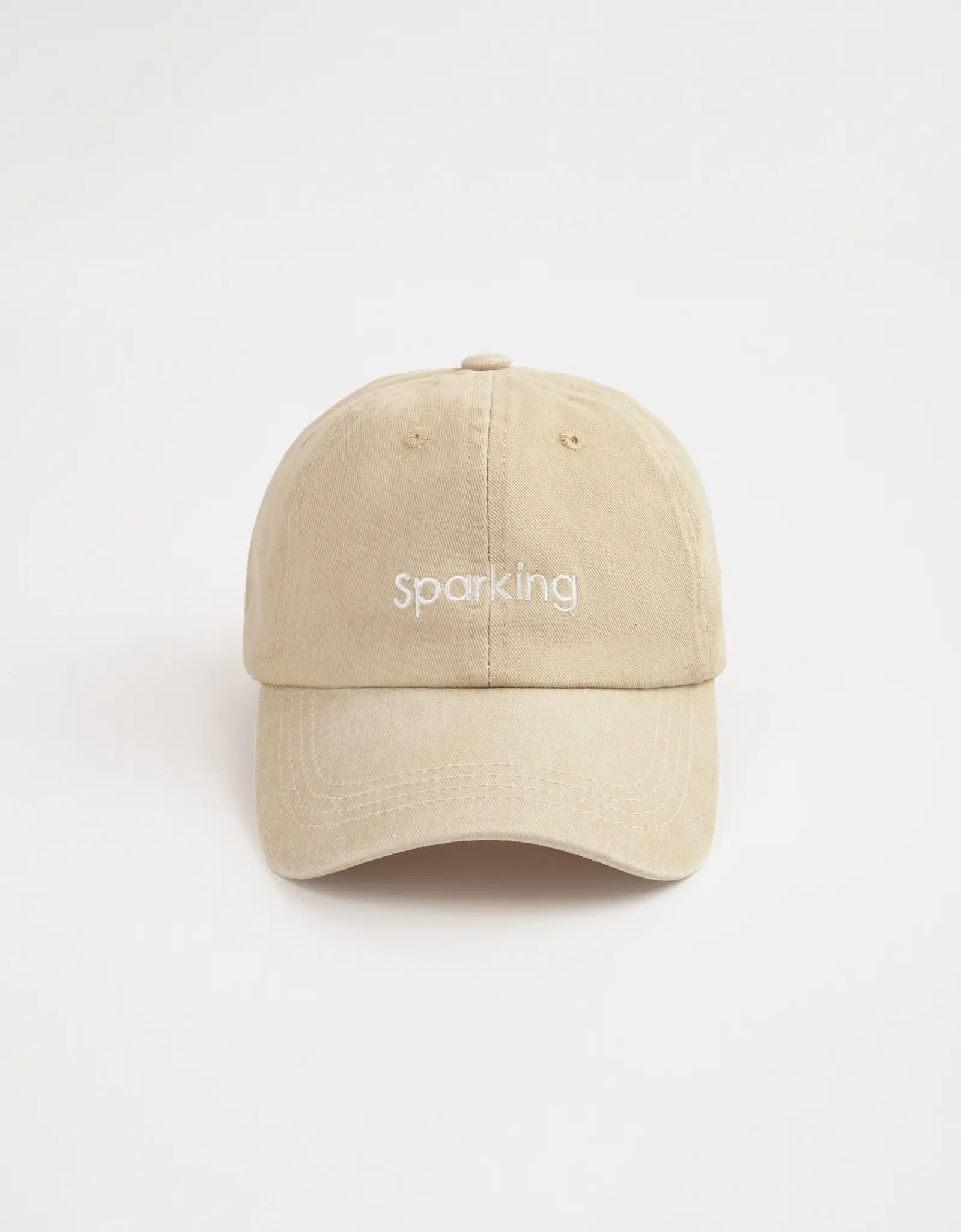 Бейсболка, 57 см, единый размер, хлопок, бежевая, Sparkling, Shore