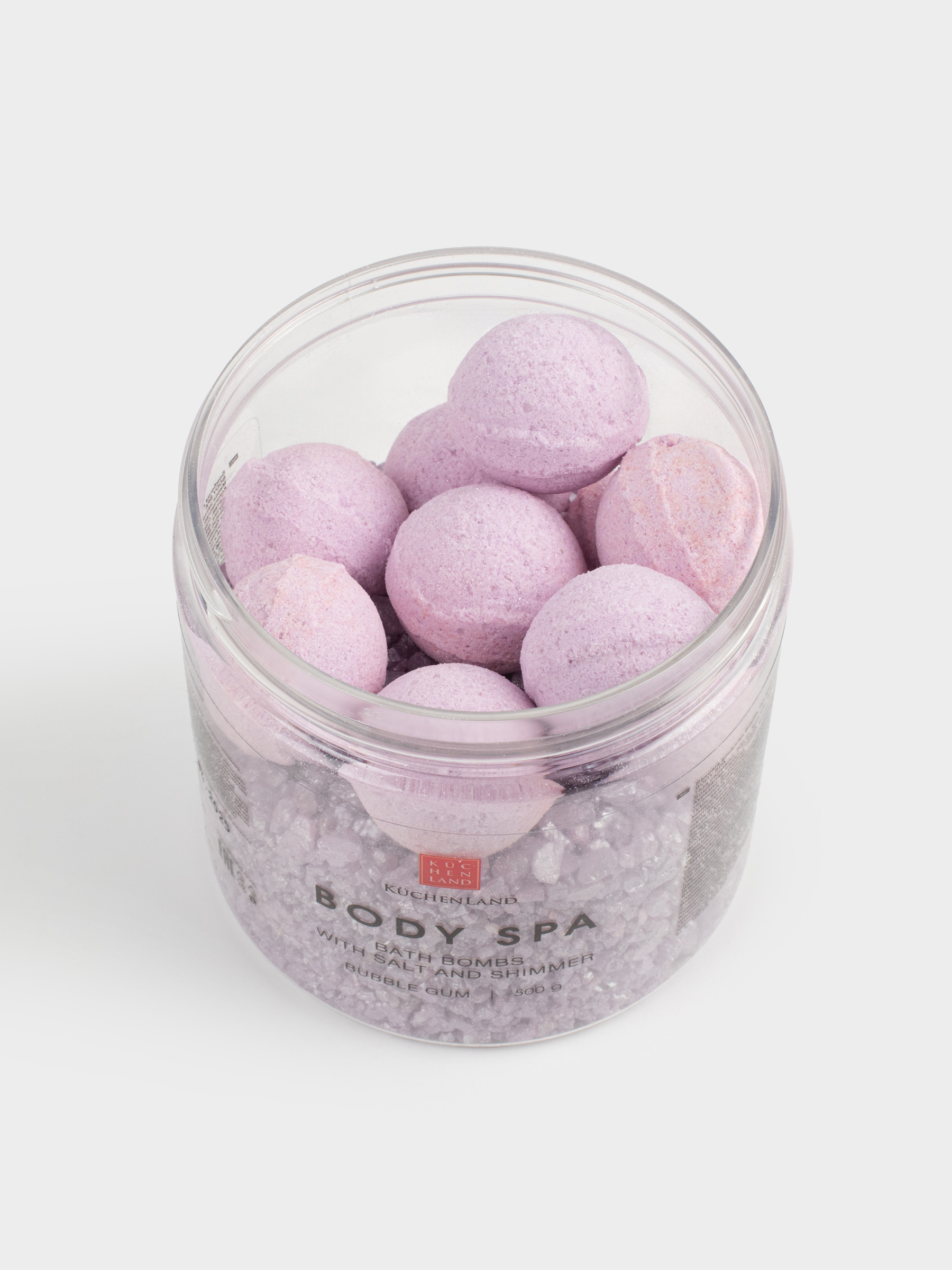 Ваннаға арналған бомба, 500 гр, 10 дана, тұзы мен шиммері бар, сақтауға арналған құтыда, Бабл-гам, Body spa, image-4