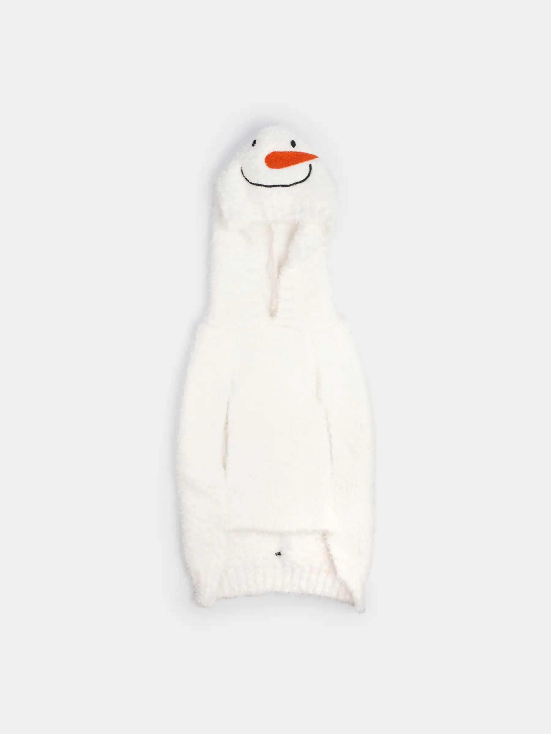 Жануарлар свитері, 38 см, өлшеміМ, капюшоны бар, полиэстер, ақ, Аққала, Fashion pet, image-0