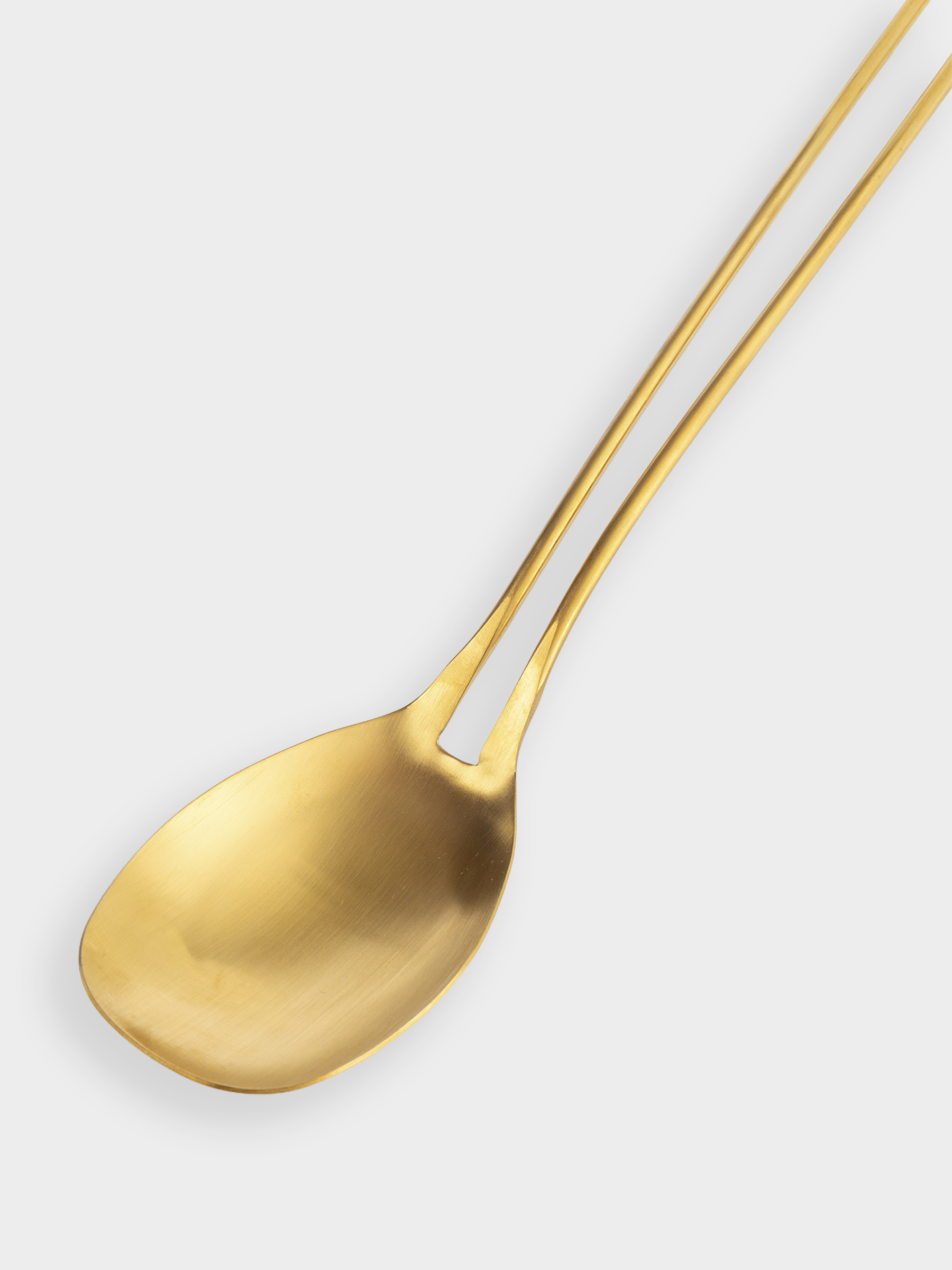 Қасық, 37 см, болат, алтын, Device gold, image-3