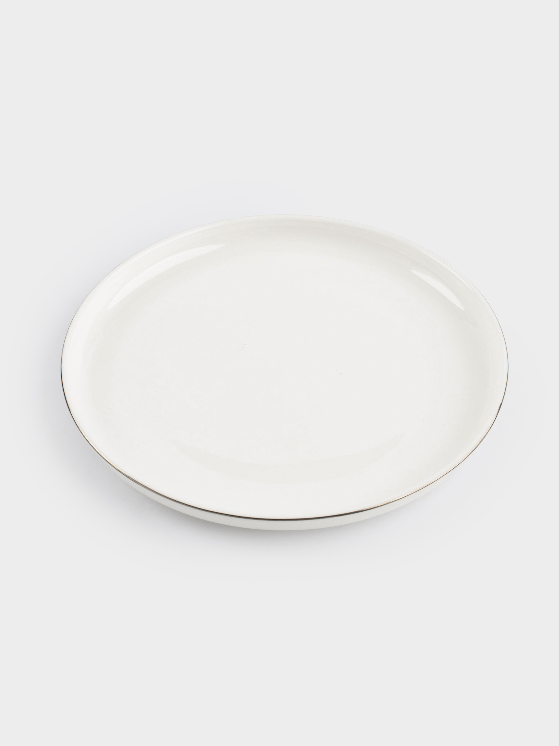 Тәтті тағам тәрелкесі, 20 см, 2 дана, фарфор F, ақ, Ideal silver, image-2