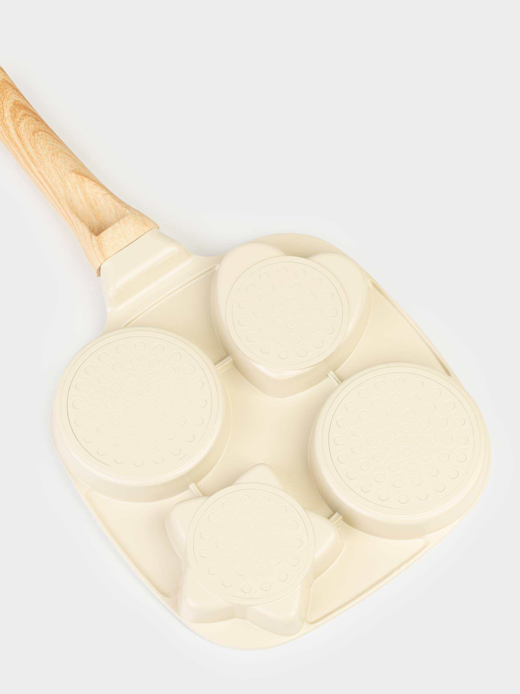 Жұмыртқа мен құймаққа арналған таба, 19 см, 4 бөлім, жабыны бар, алюминий, сарғылт-қоңыр, Пішіндер, Sentimentality, image-2