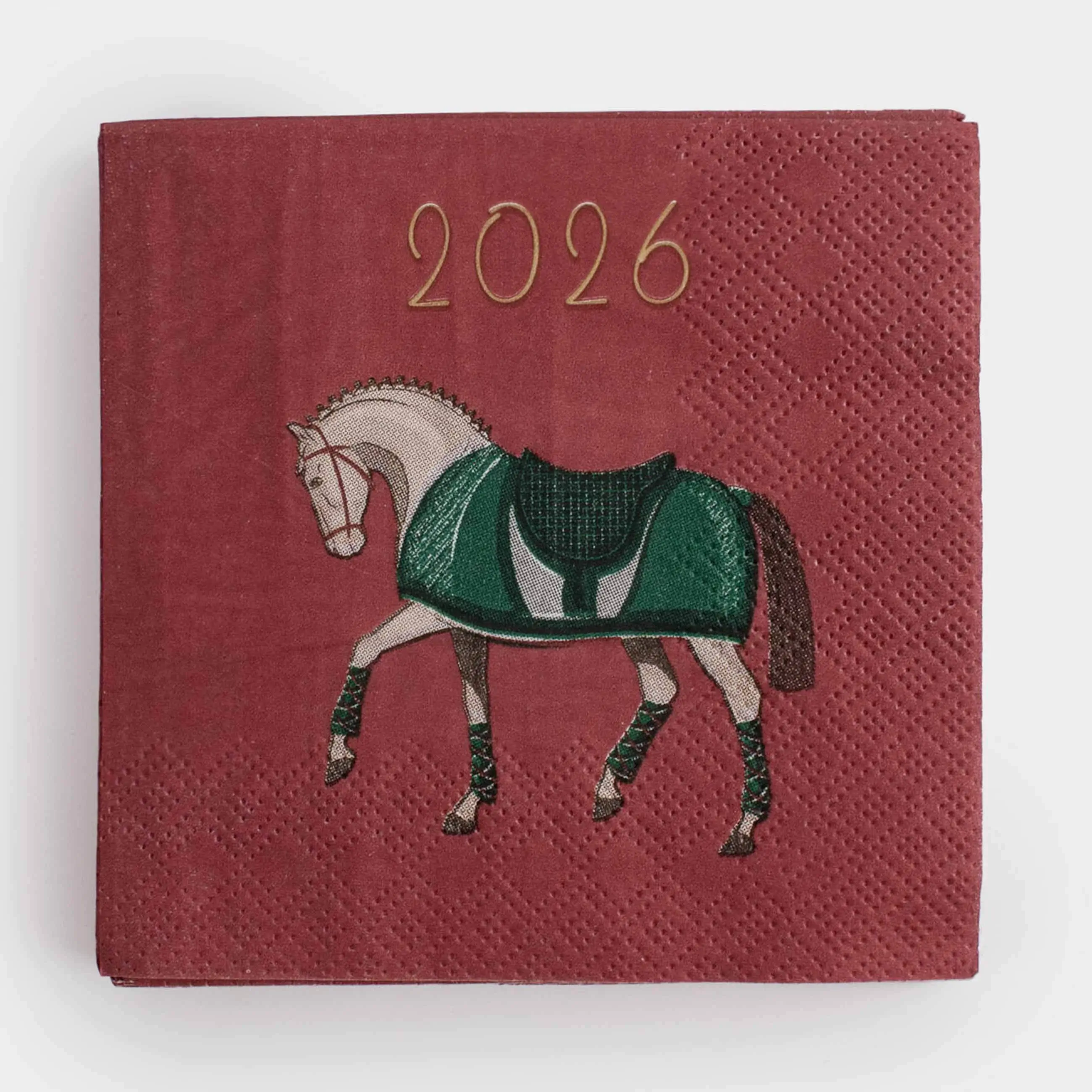 Қағаз майлықтар, 21х21 см, 20 дана, төртбұрышты, ақ, Жылқы, Warhorse