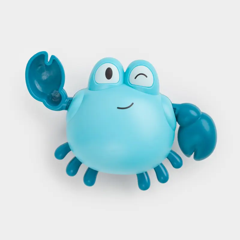 Игрушка для купания, 13 см, заводная, пластик, синяя, Плавающий краб, Underwater ,image-0