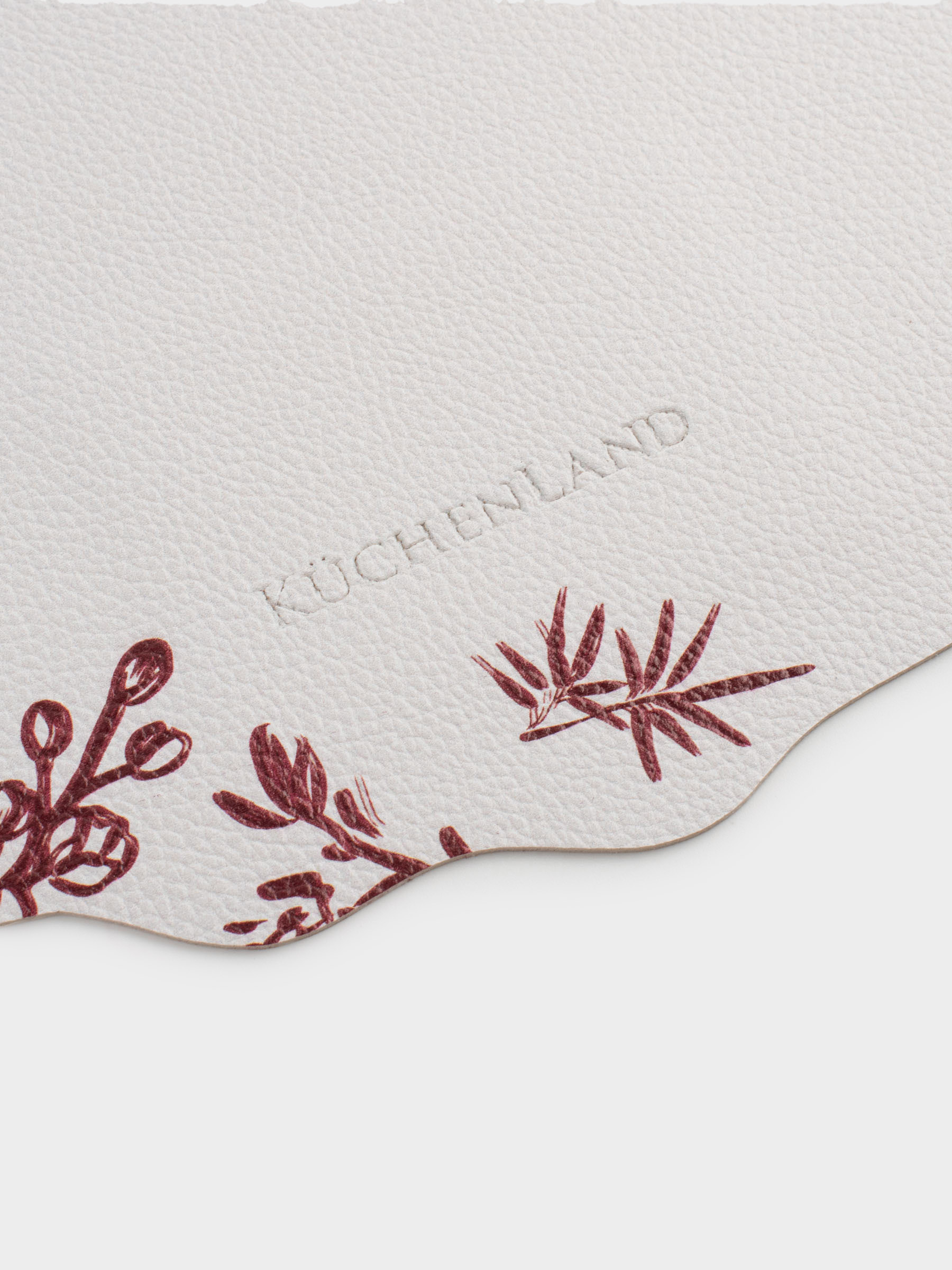 Салфетка под приборы, 40 см, ПВХ, круглая, белая, Лошадь, Rock print, image-2