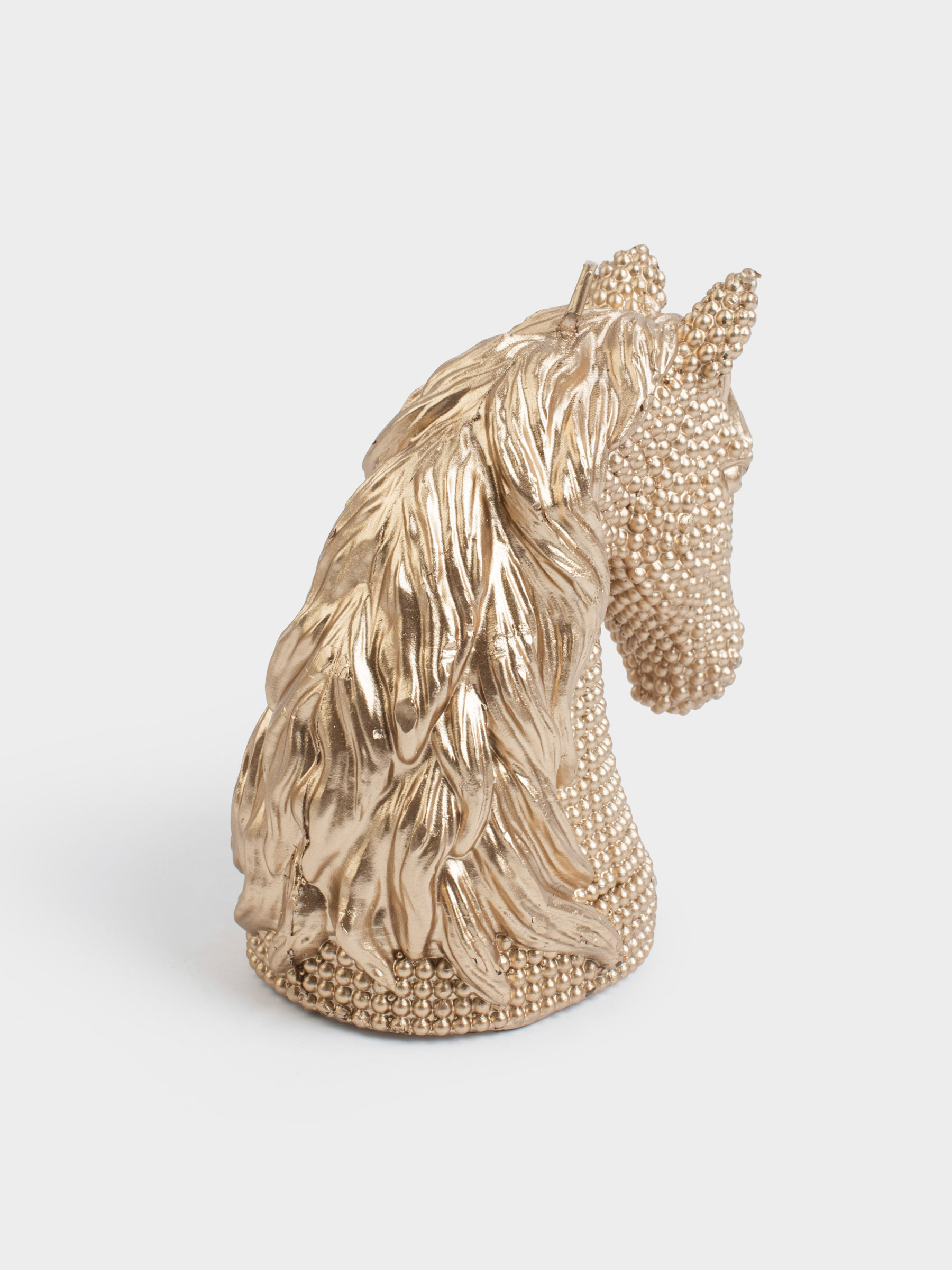 Шам, 11х12 см, алтын түстес, Жылқы, Horse gold, image-2