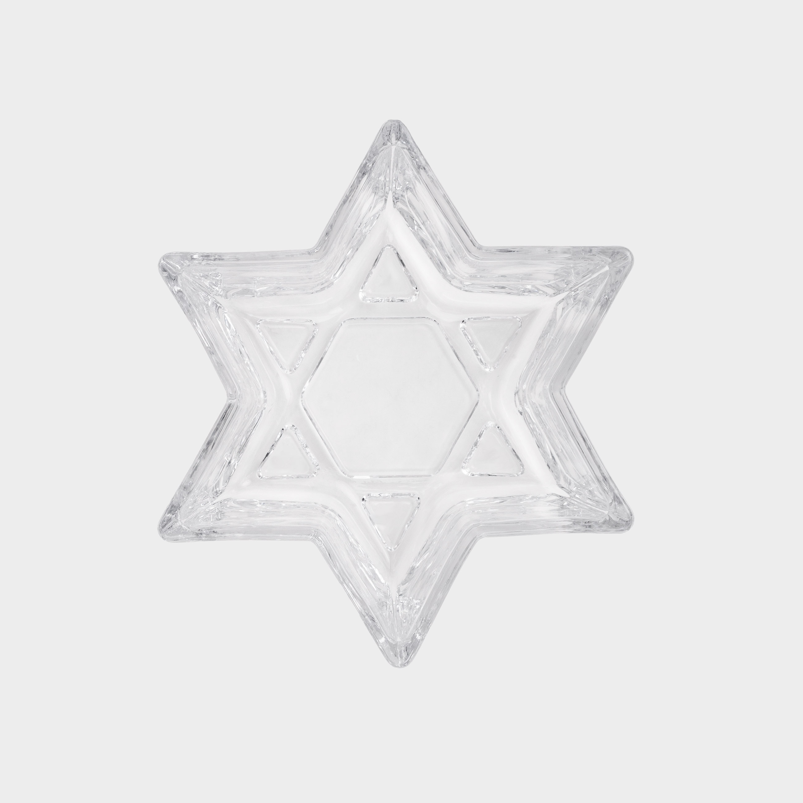 Салатник, 22х10 см, 1,2 л, стекло, Звезда, Star, image-1